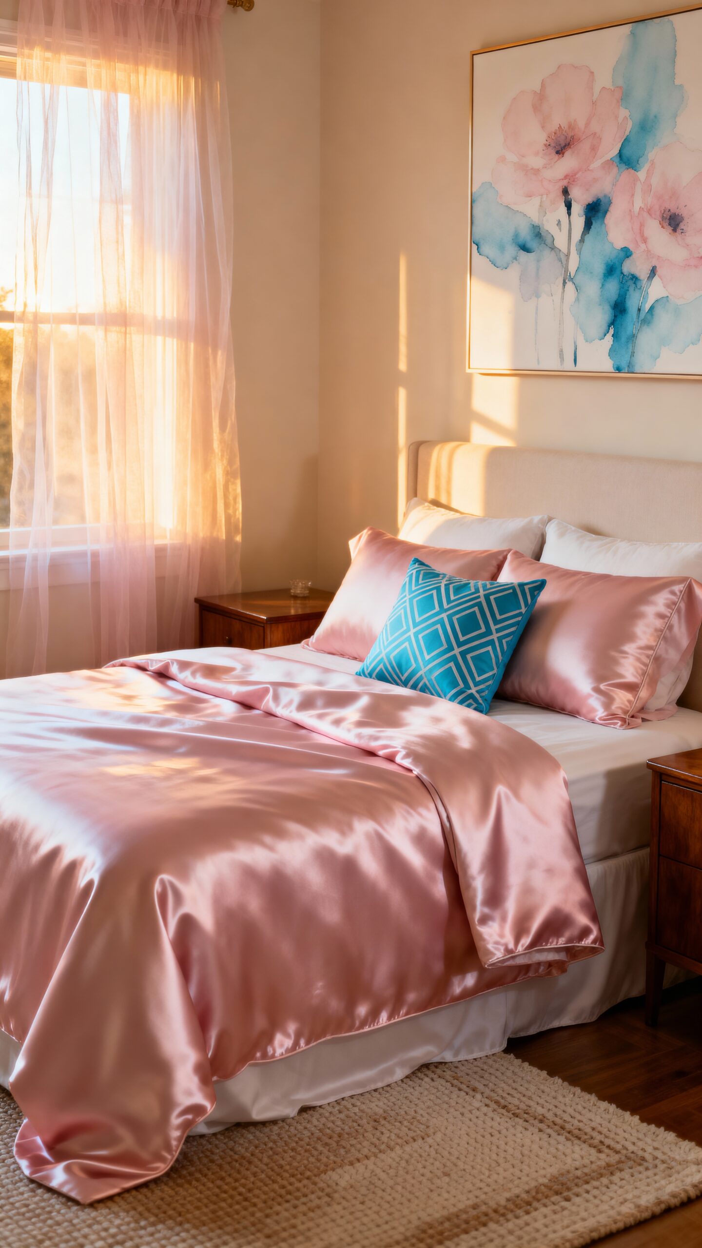 artistic haven with soft textures