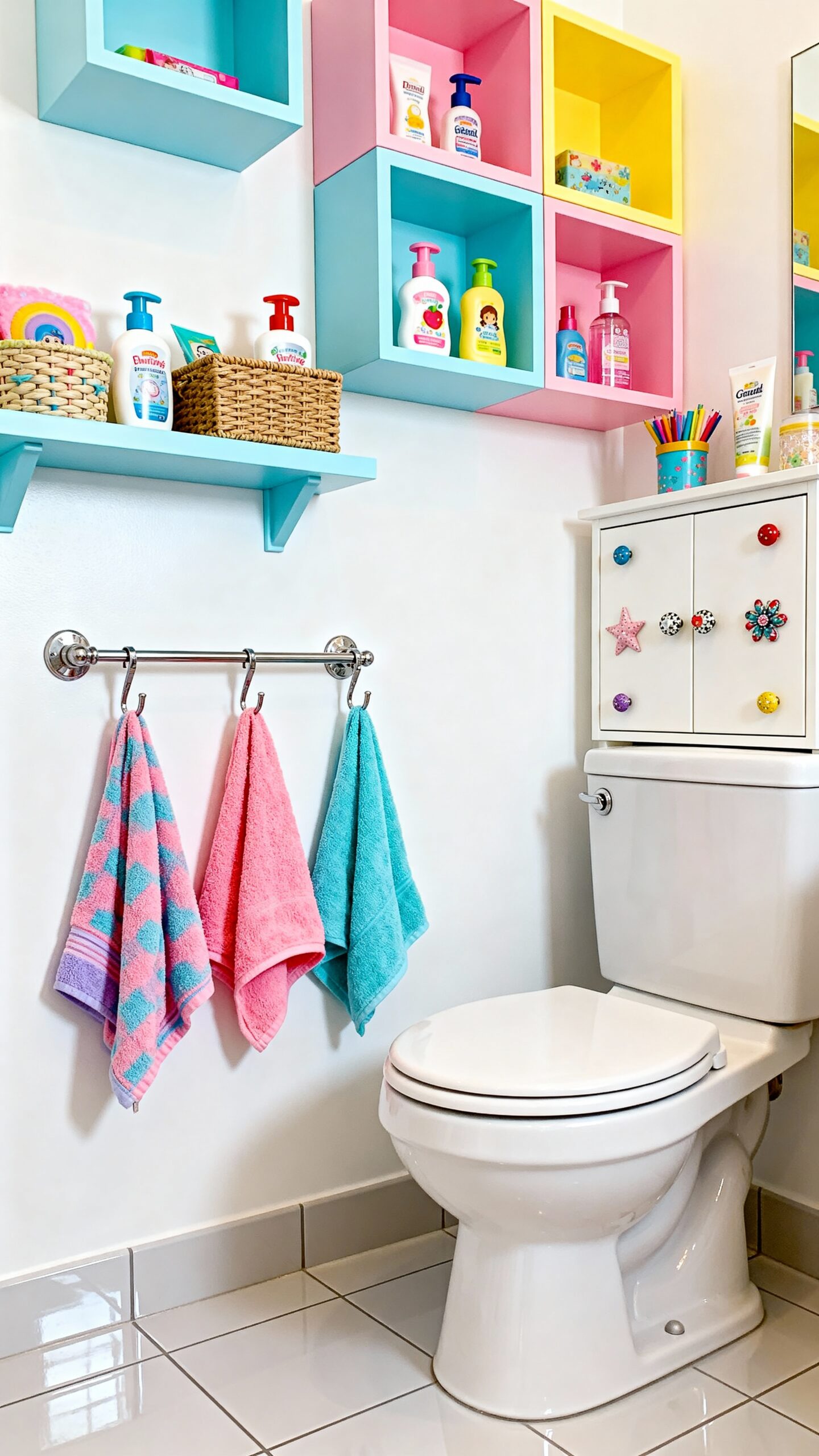 bathroom storage kids neat ideas