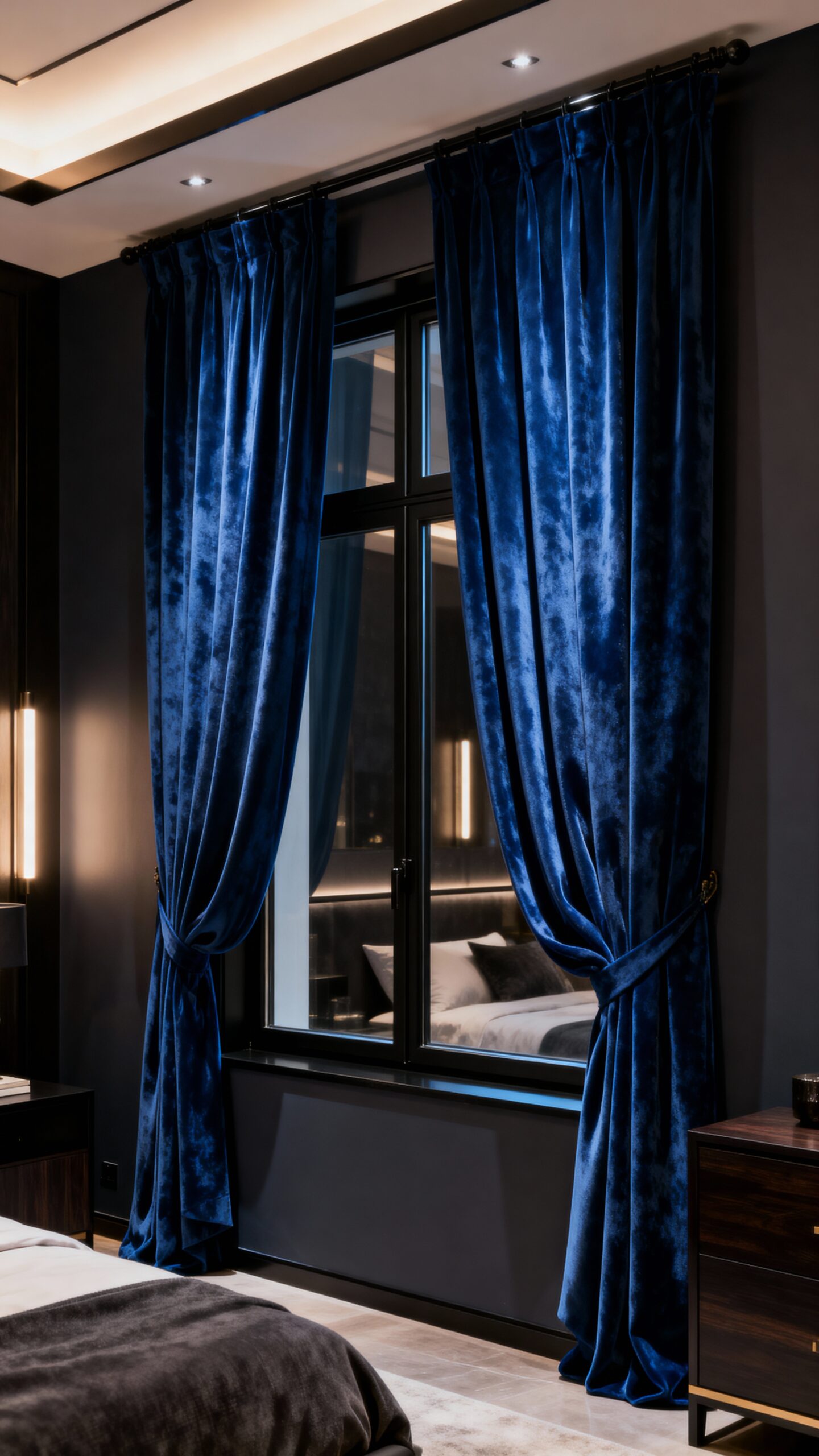 bold dramatic sophisticated curtains