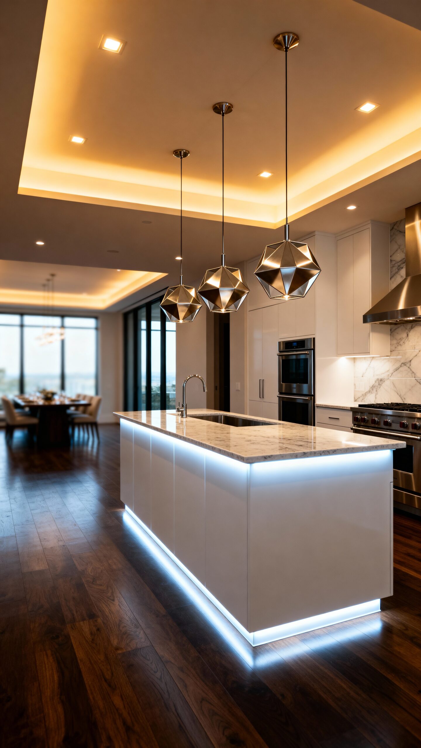 bright open kitchen lighting ideas