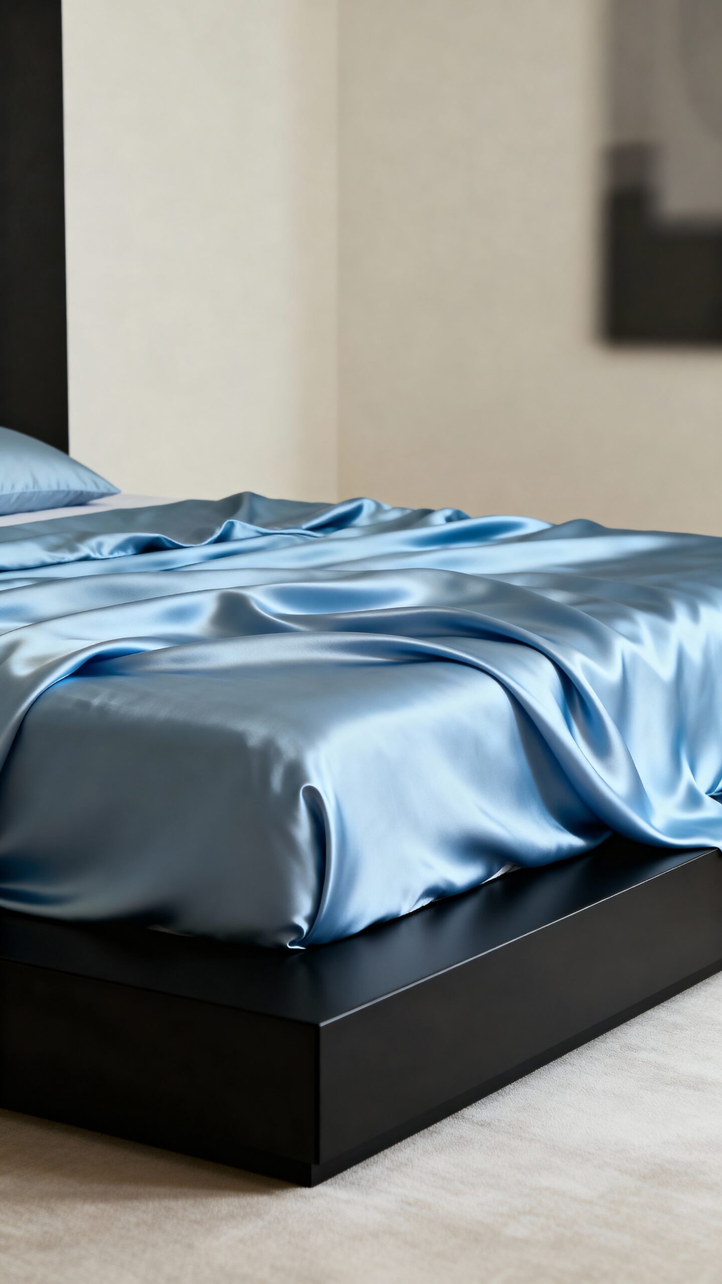 calming contrast sophisticated bedroom retreat