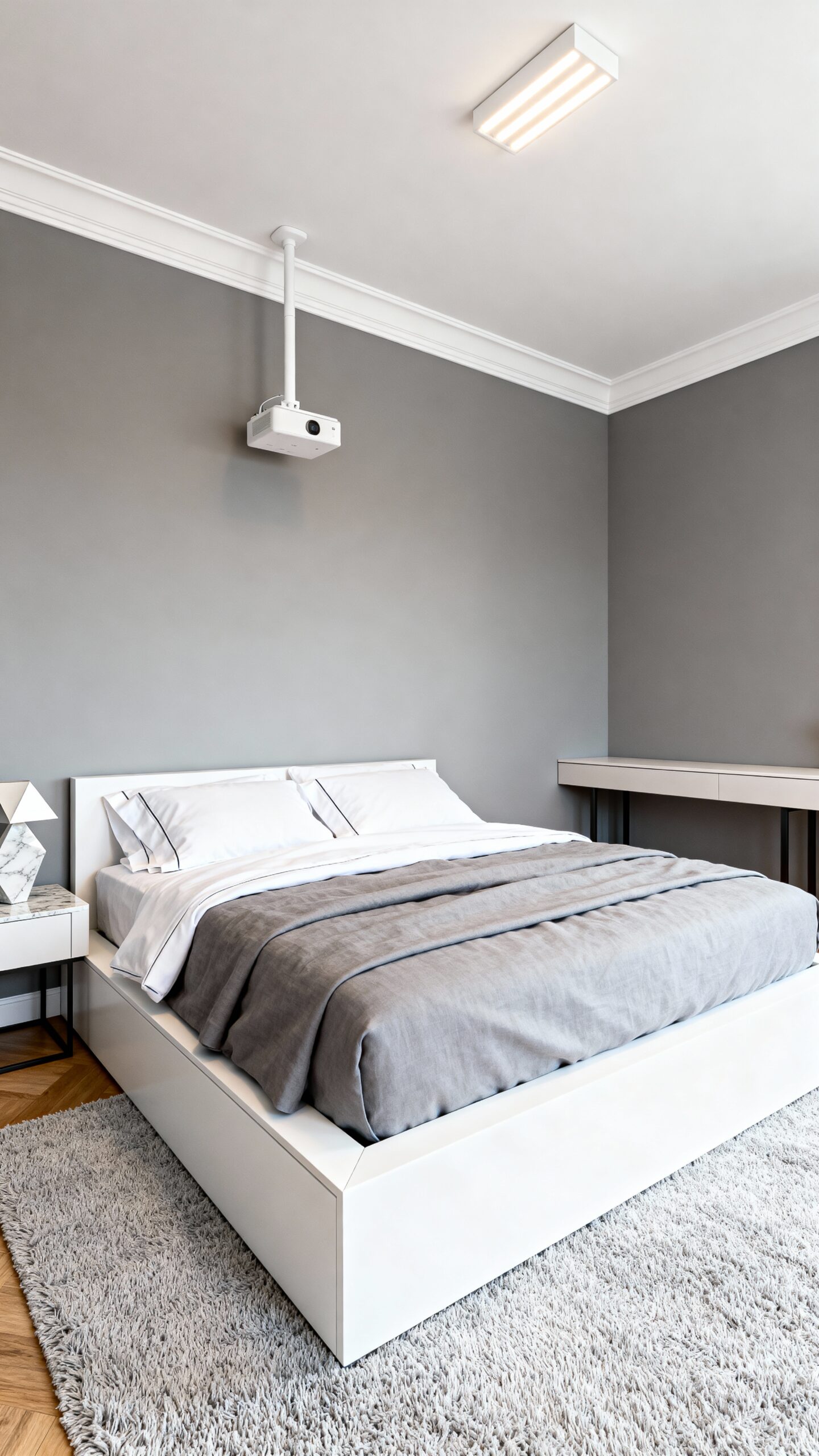 calming dove grey bedroom retreat