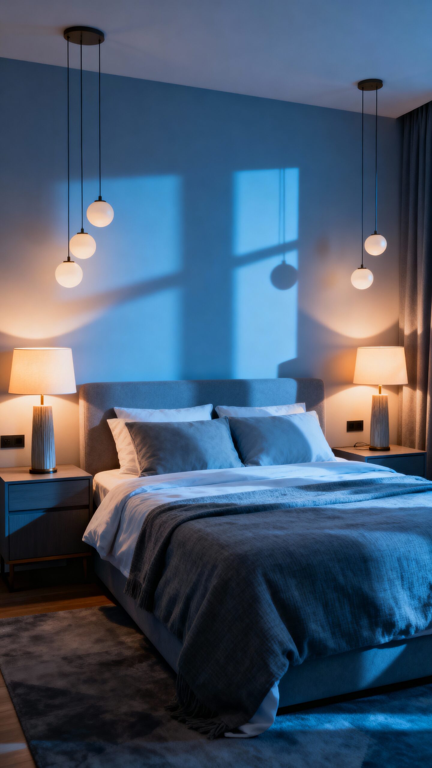 calming layered soothing ambient lighting