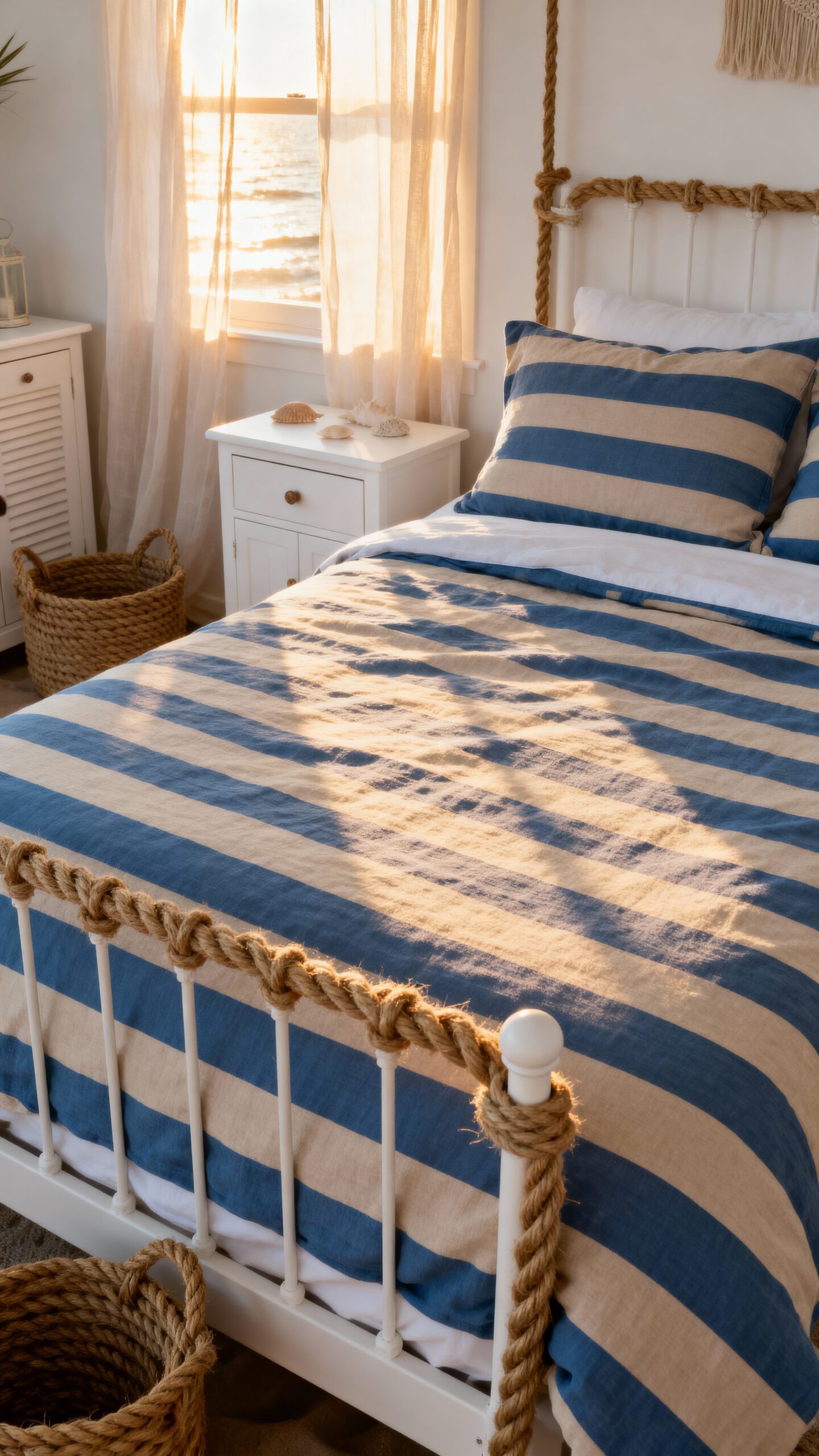 coastal striped relaxed sophisticated