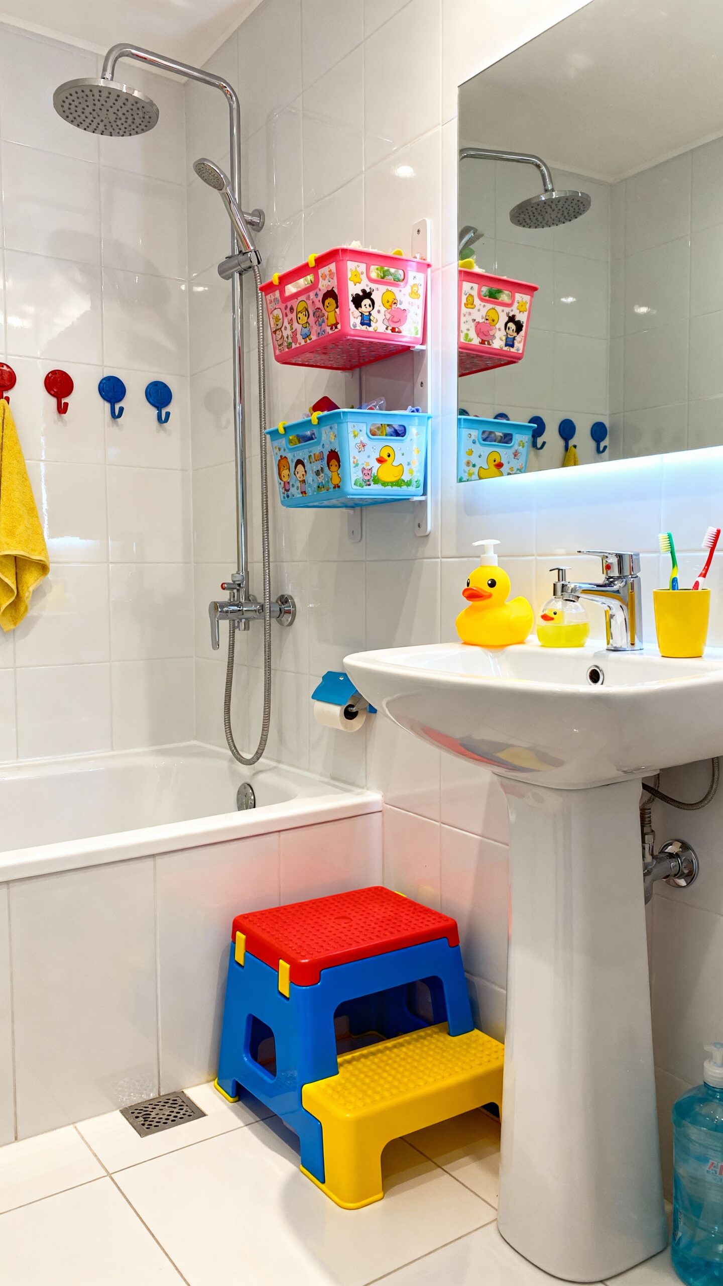 compact kids bathroom design solutions