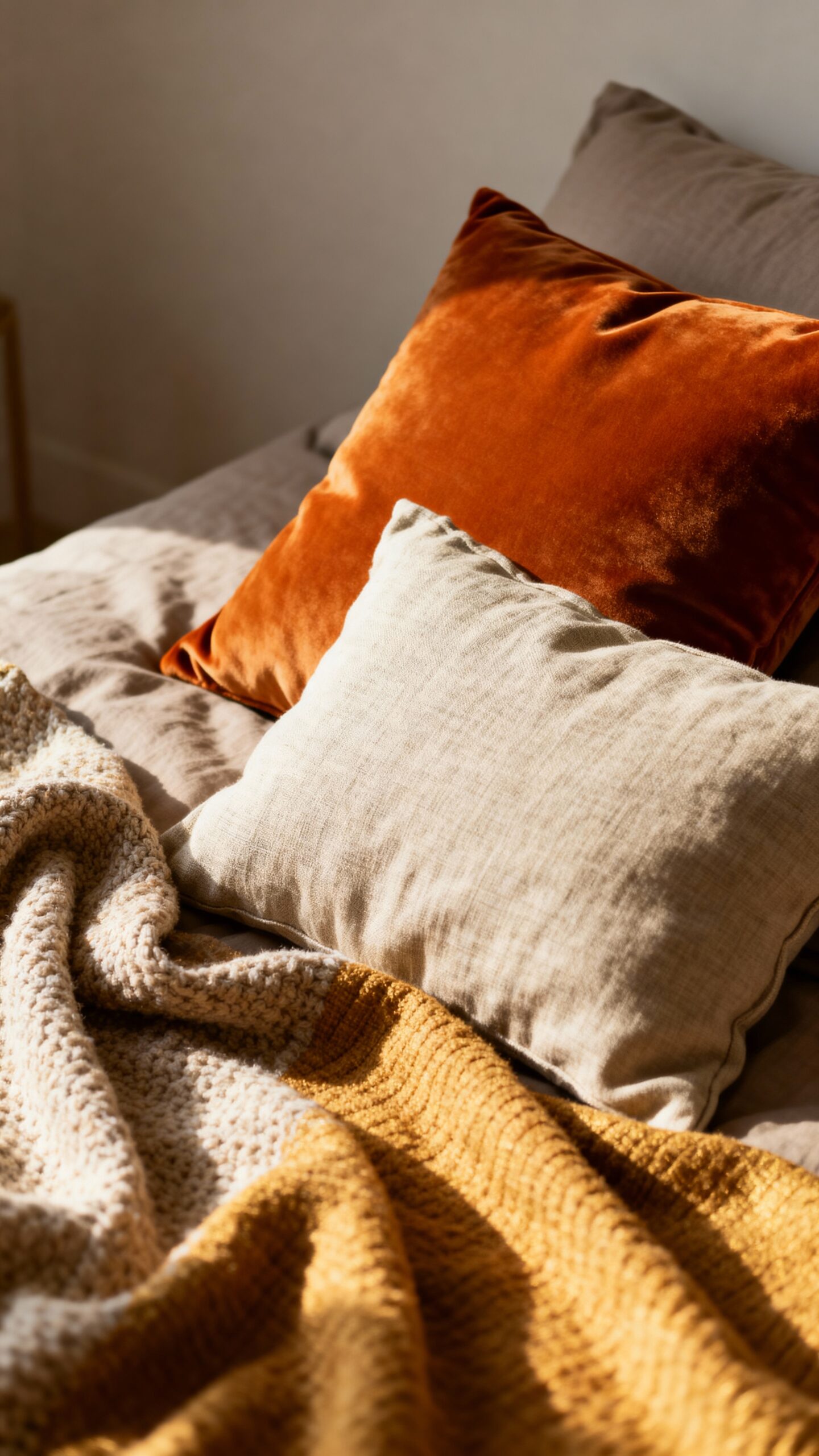 cozy layered textured inviting