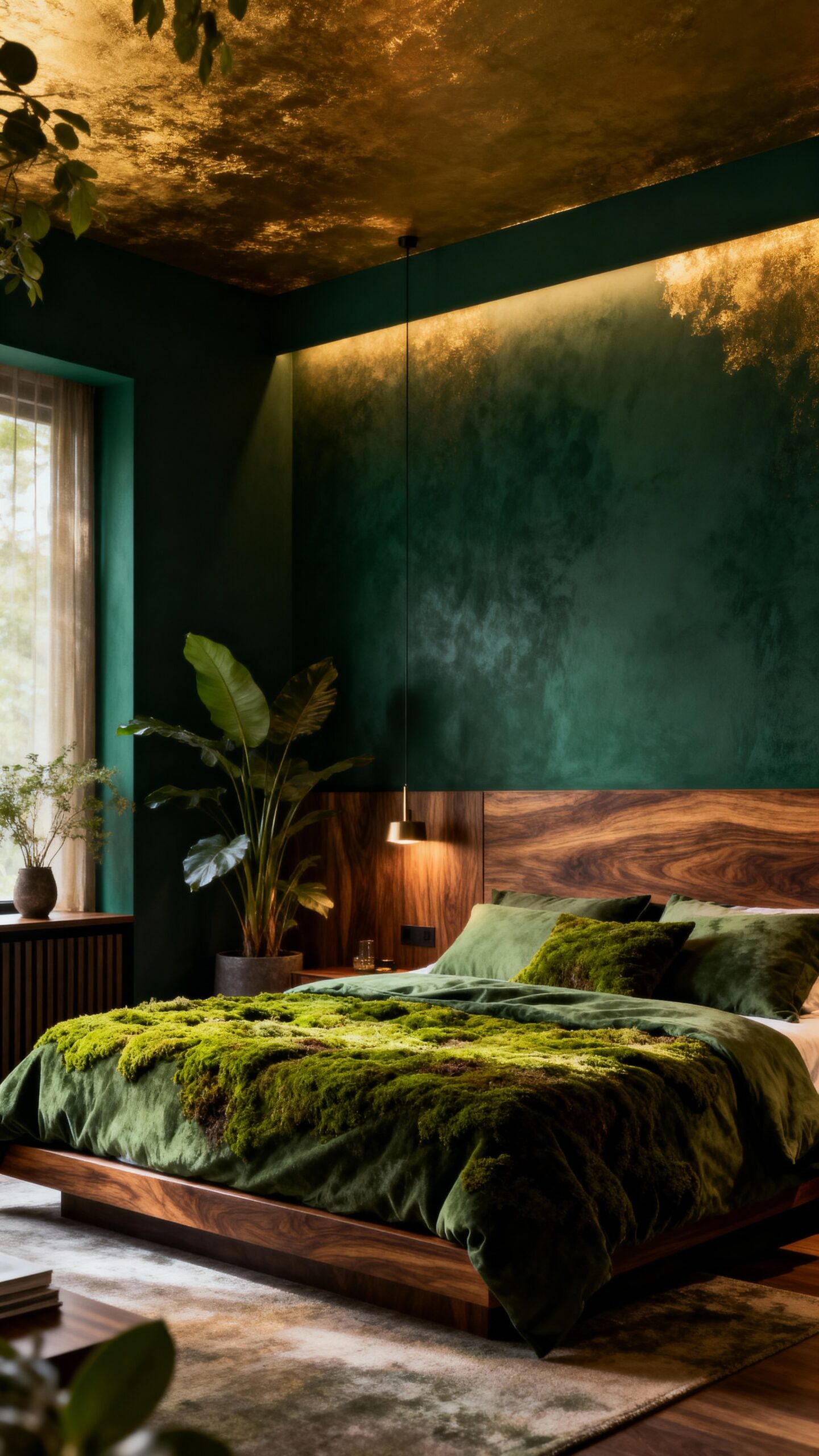 cozy nature inspired bedroom sanctuary