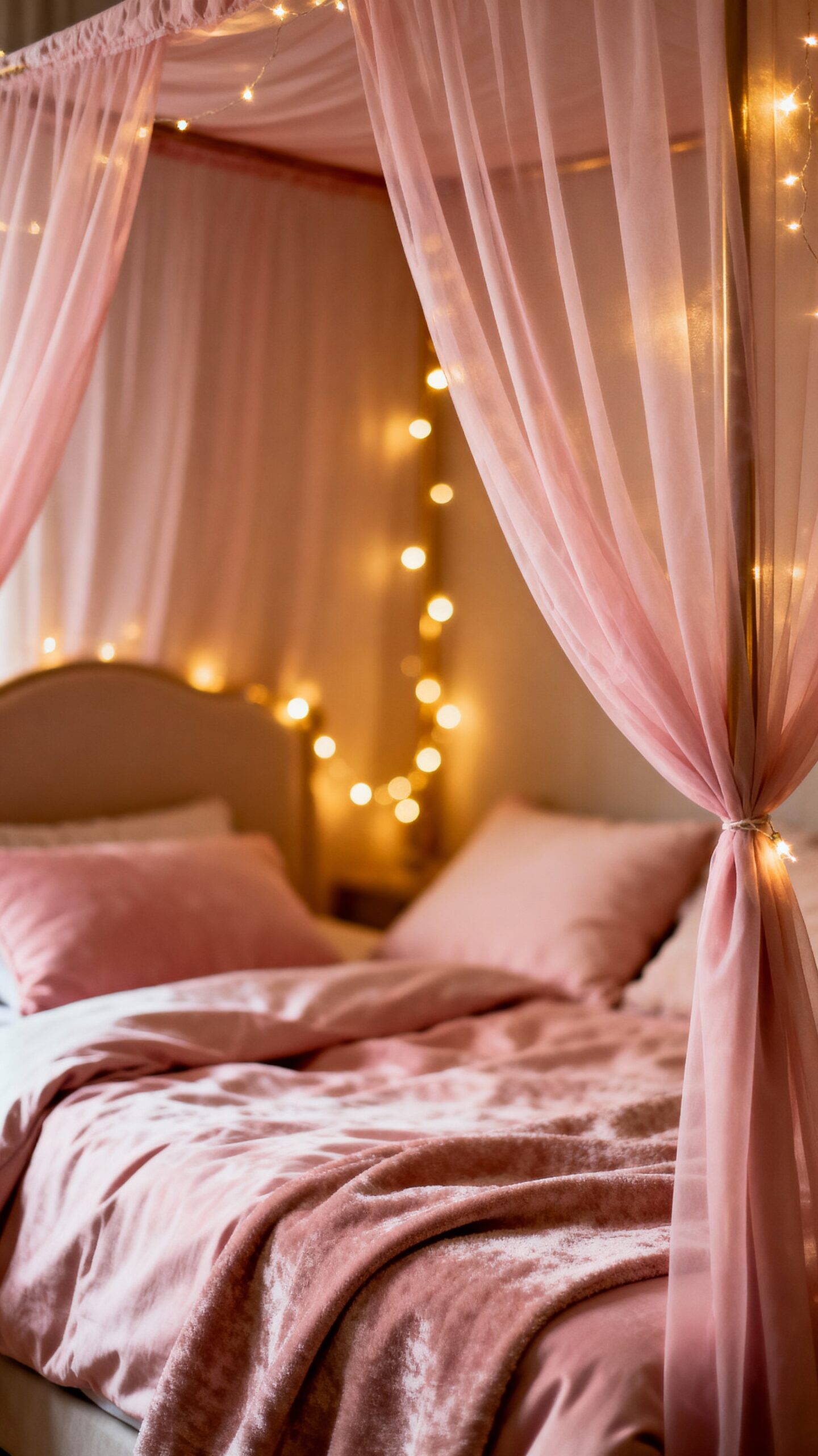 cozy romantic luxurious blush pink sanctuary