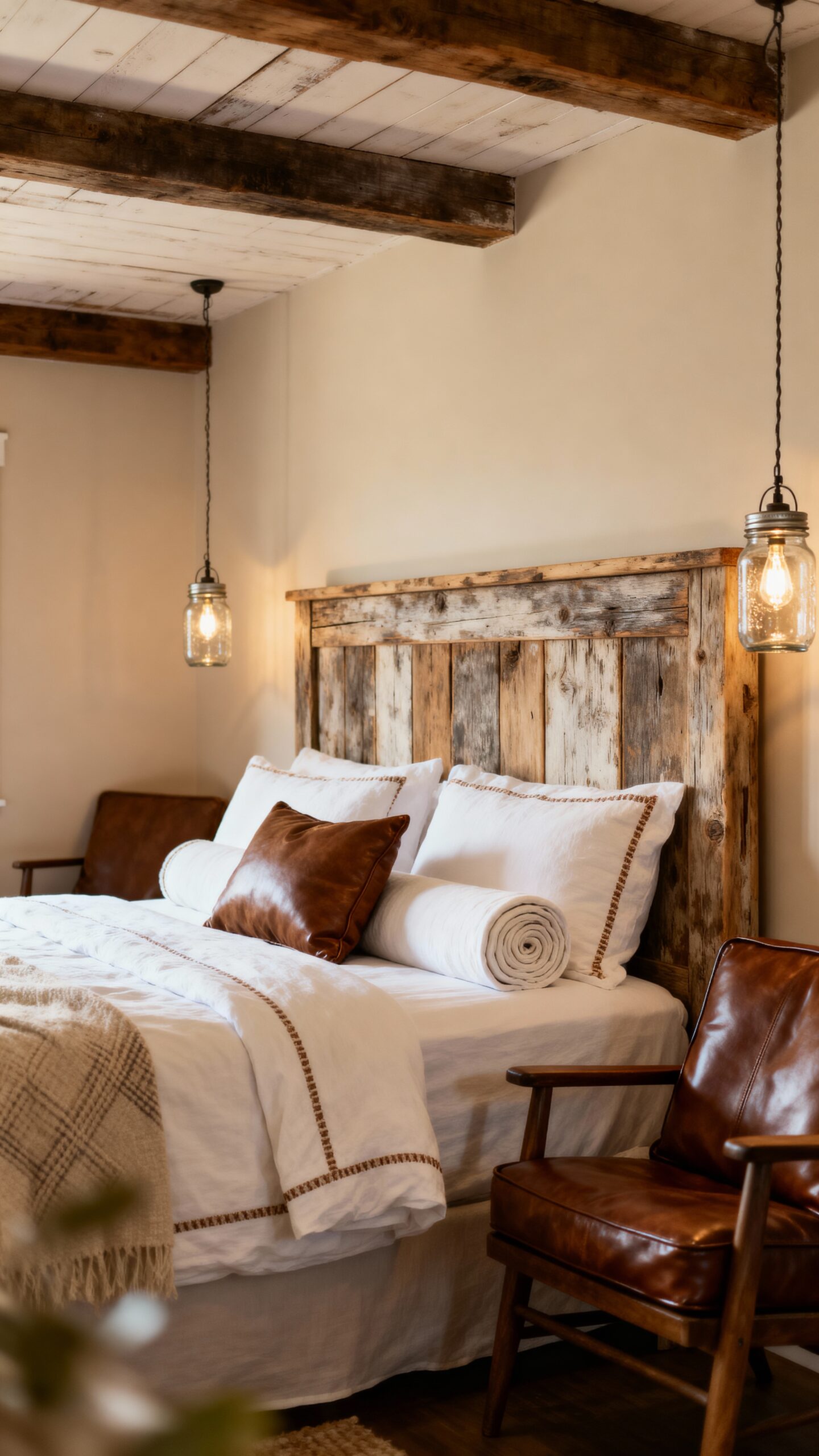 cozy rustic farmhouse bedroom decor