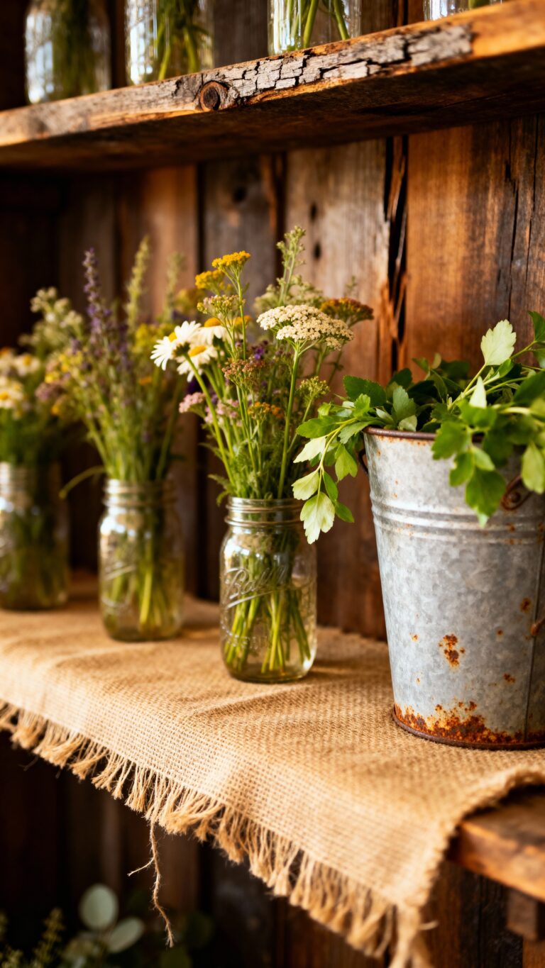 cozy rustic spring decor ideas