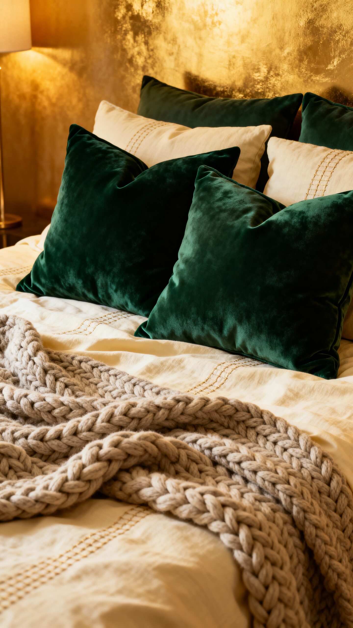 cozy textured layered sophisticated