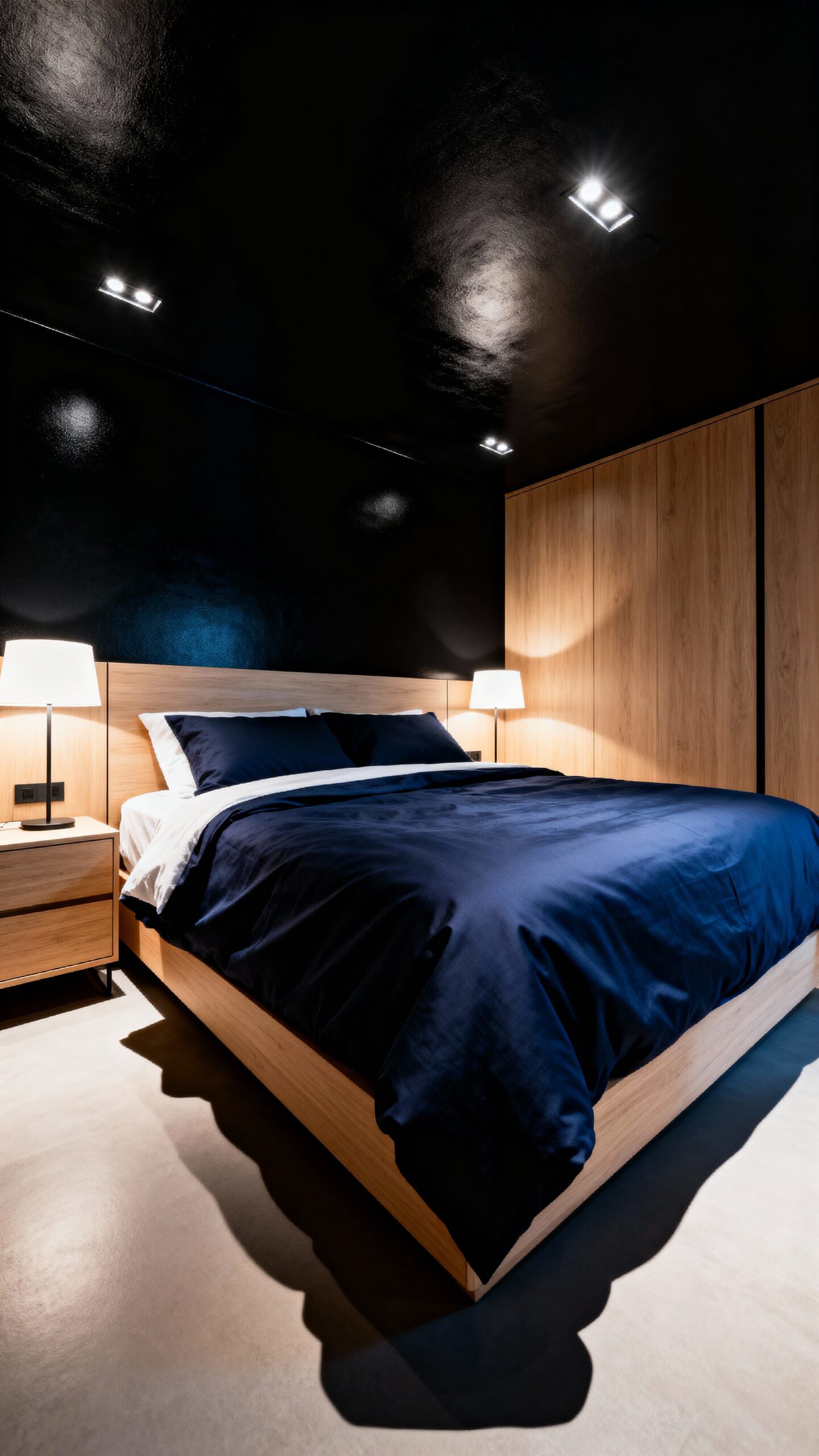 dramatic cocoon like cozy bedroom retreat