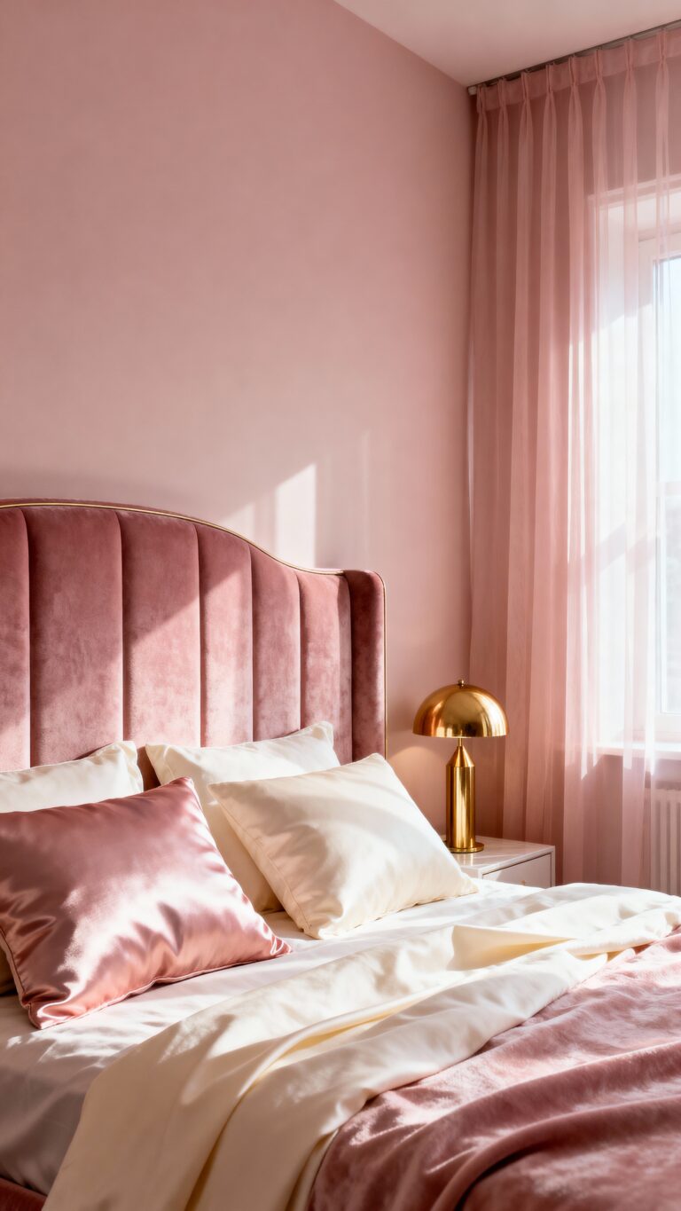 elegant cozy blush pink bedrooms