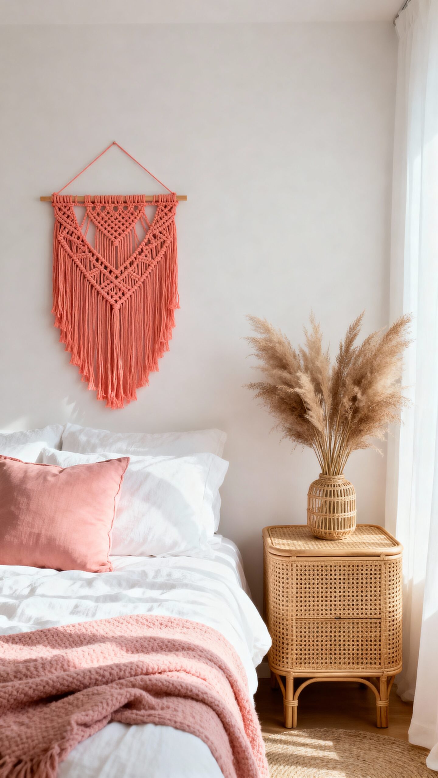 energizing serene bohemian bedroom decor
