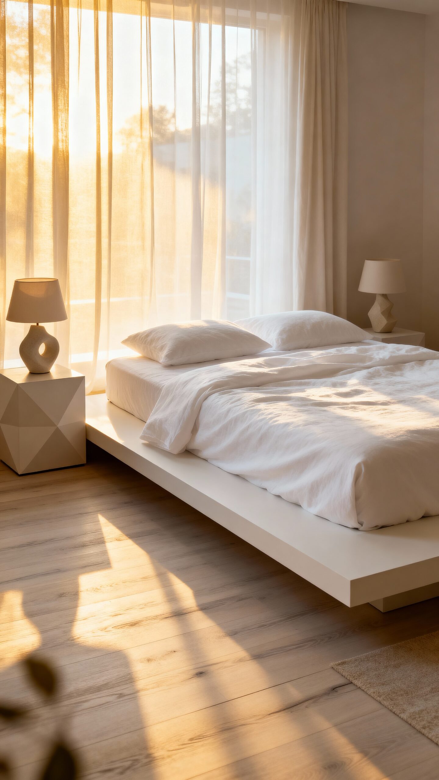 enhance off white brightness with natural light