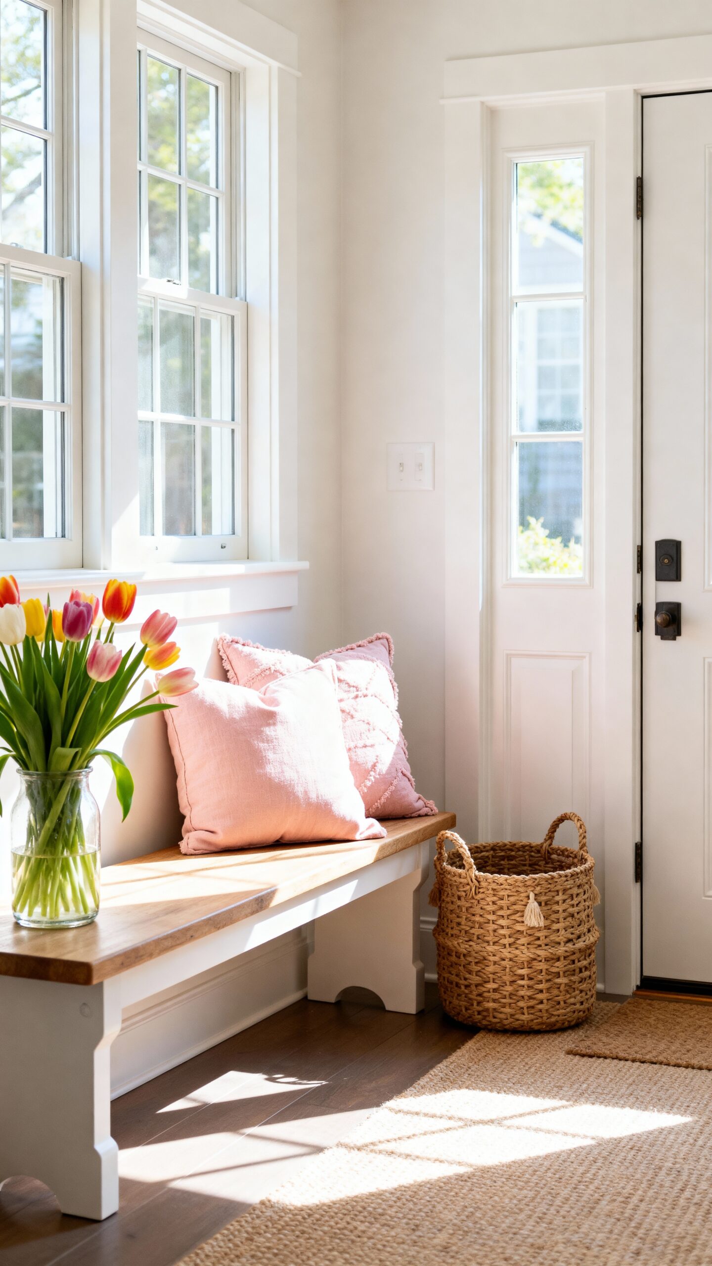 entryway decor warm and inviting