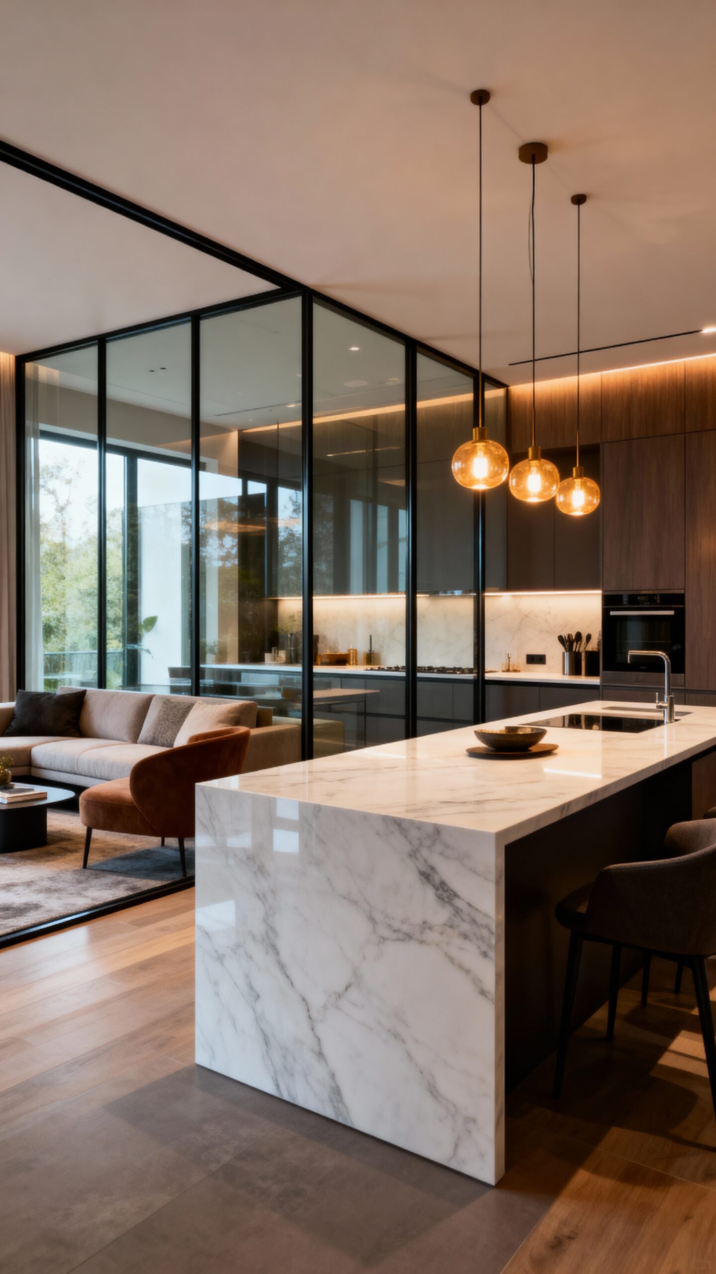 flexible transparent home delineation