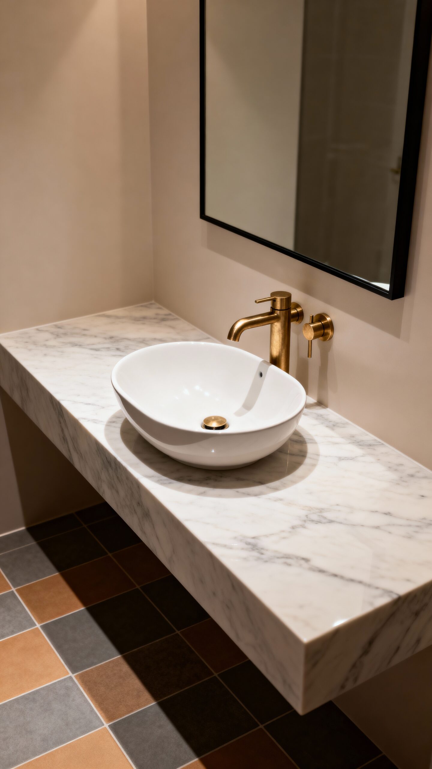 functional guest bathroom sink ideas