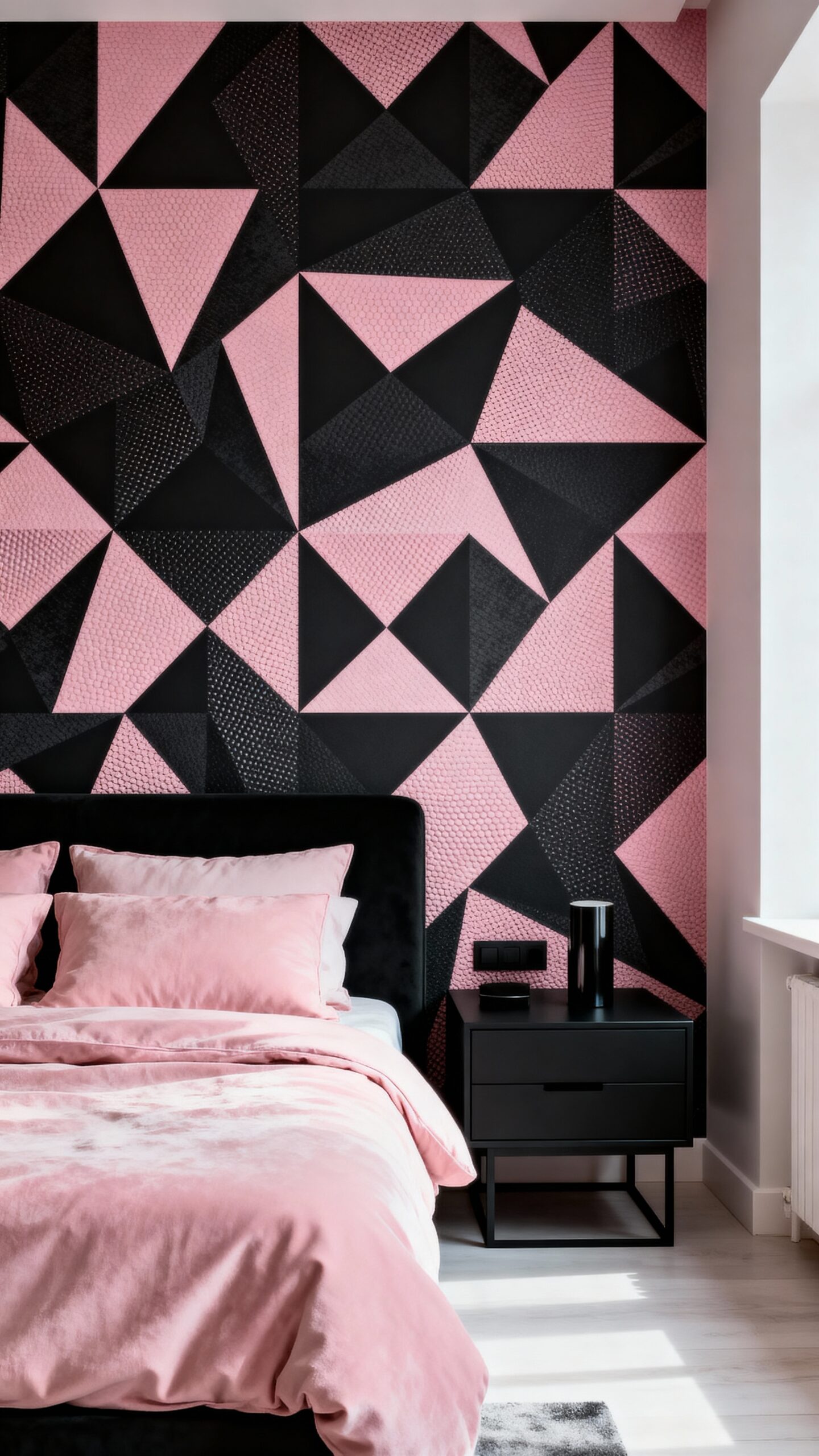 geometric bold contrast statement making