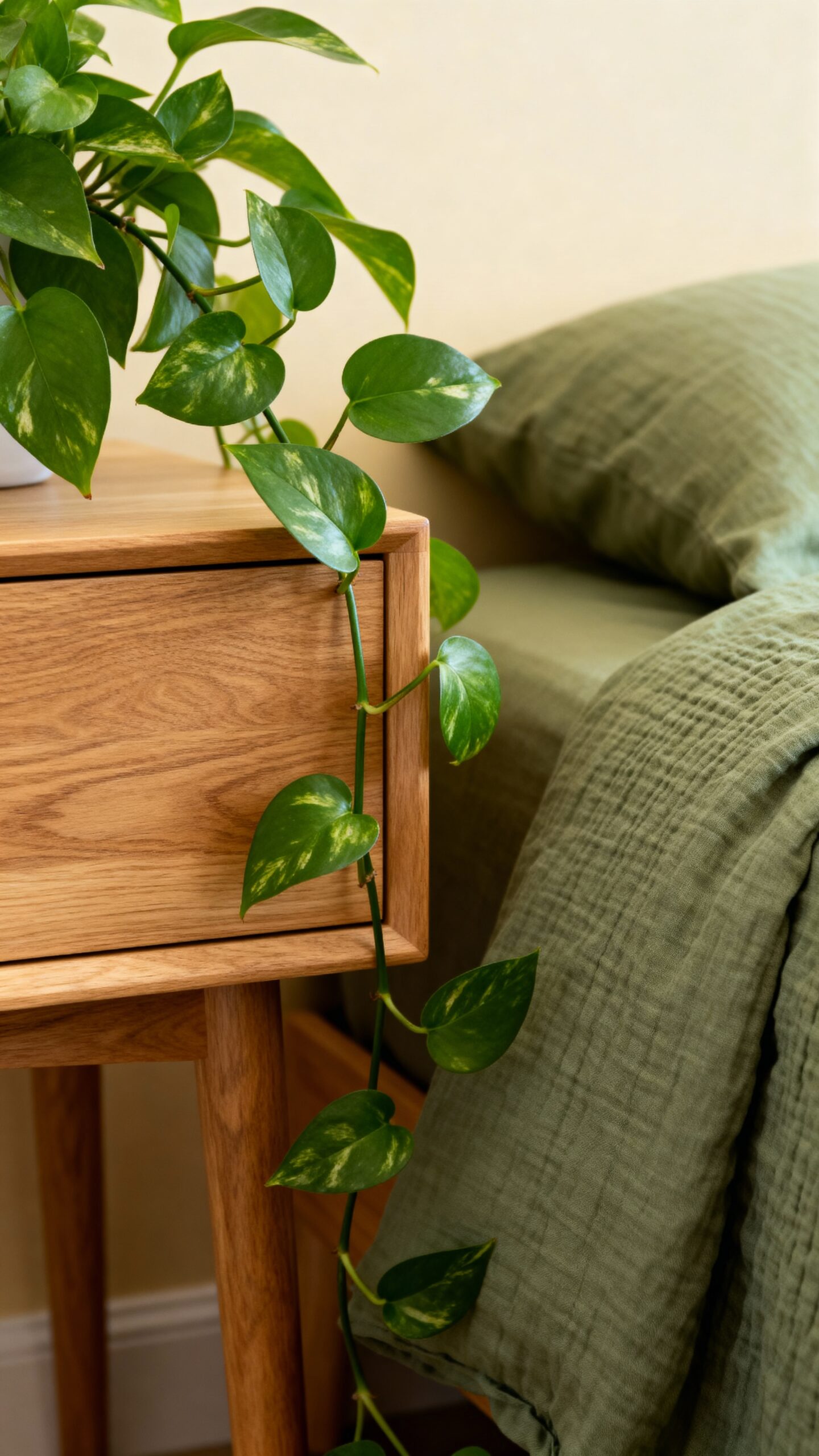 grounded and refreshing natural bedroom retreat