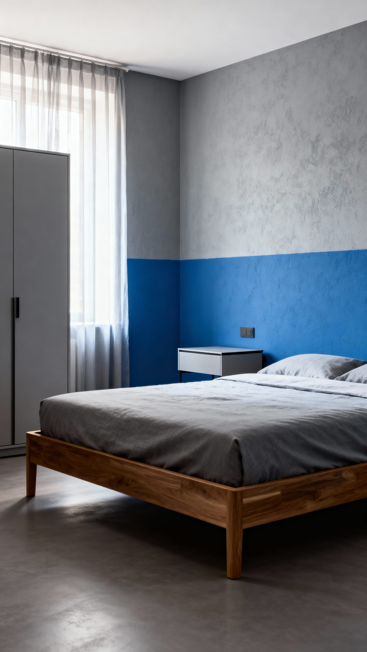 harmonious two tone accent wall