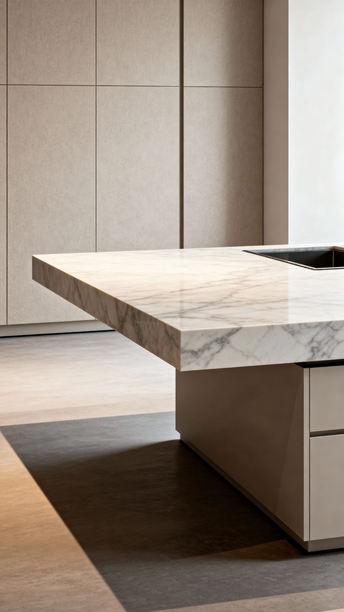 invisible structural support for cantilevered overhangs