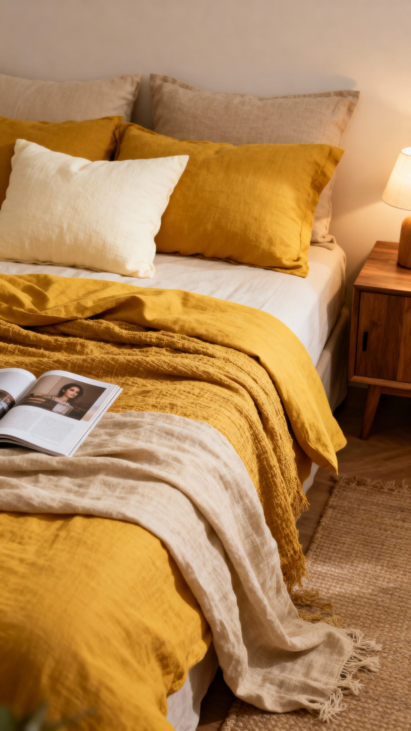 layered balanced harmonious cozy contemporary