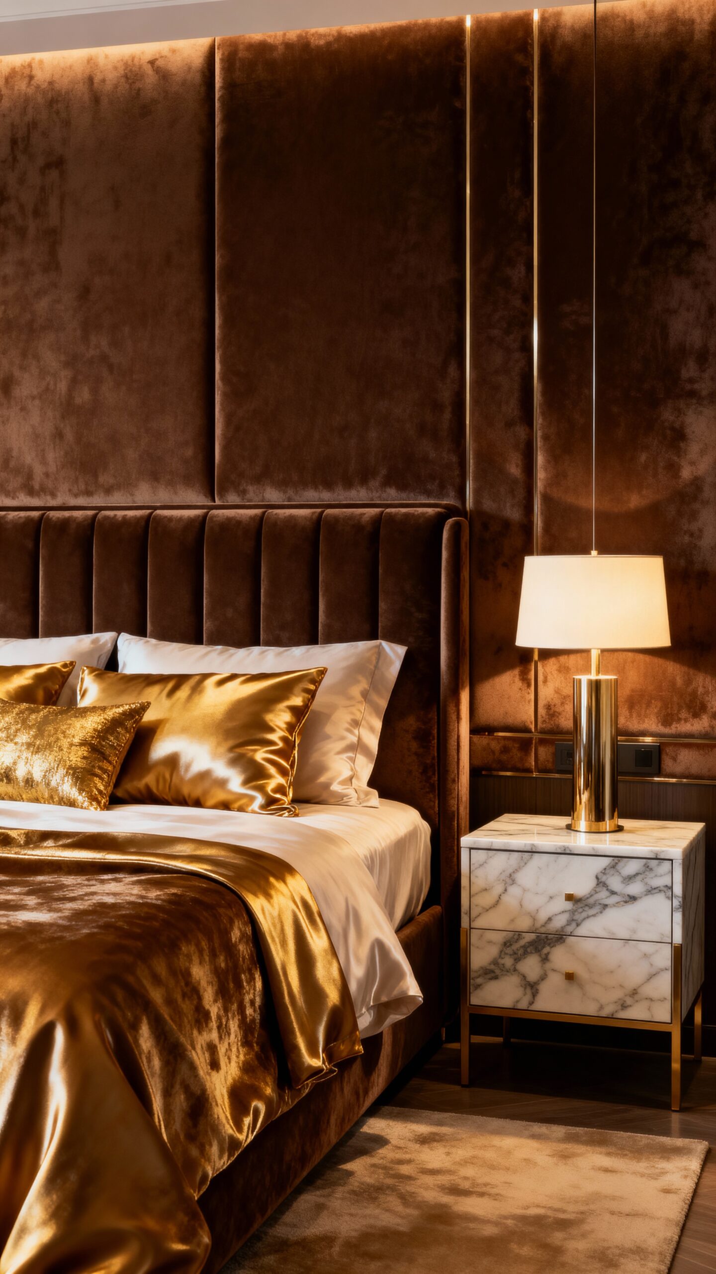 luxurious chocolate brown bedroom designs