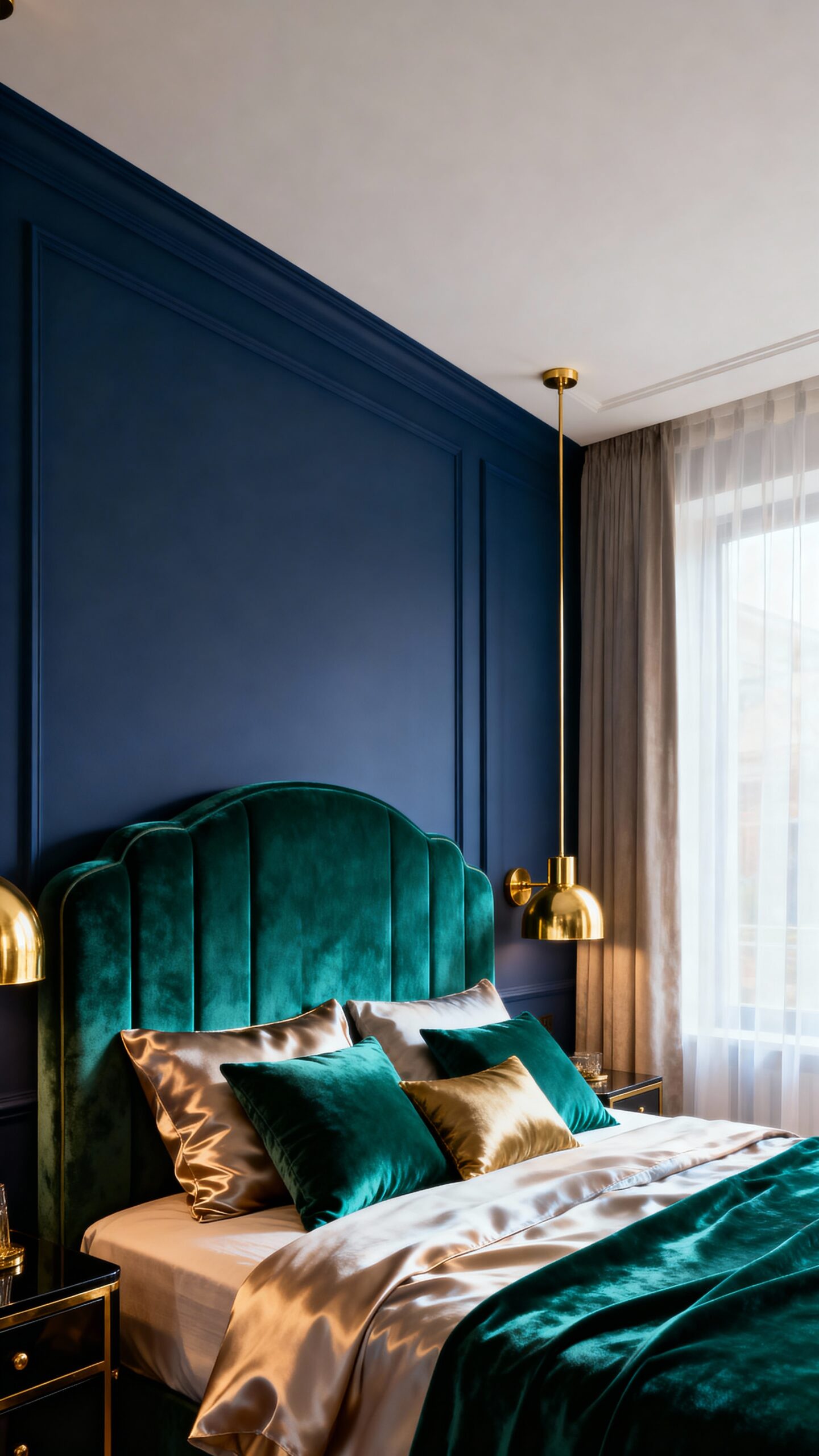 luxurious jewel toned bedroom sanctuary
