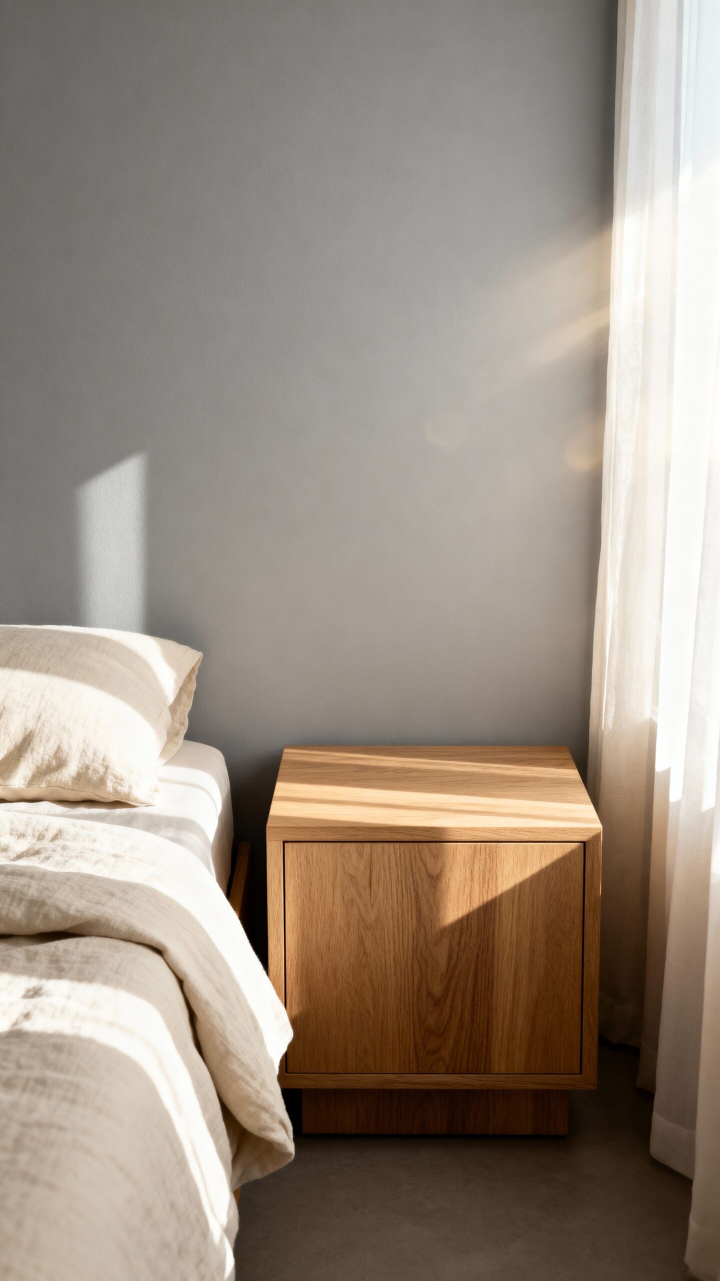 minimalist scandinavian light grey cream