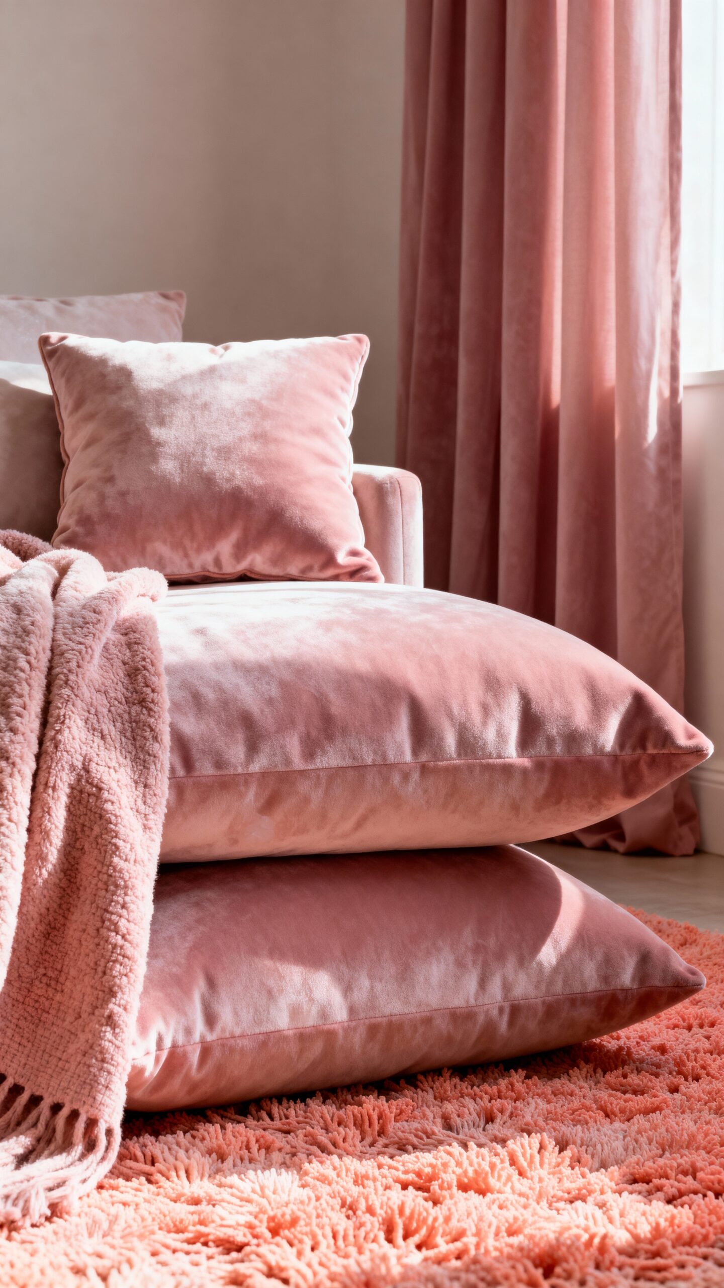 monochromatic layered textural bedroom retreat