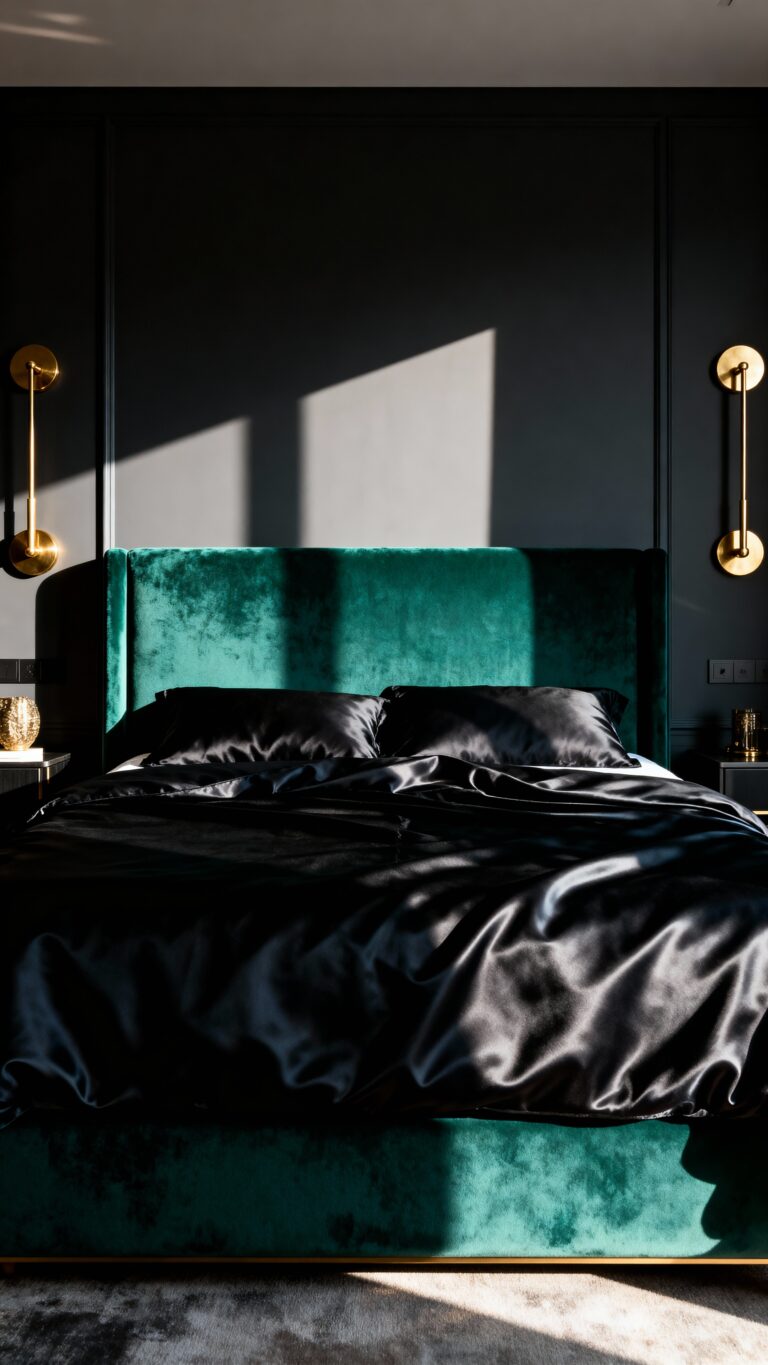 moody elegant bedroom decor ideas