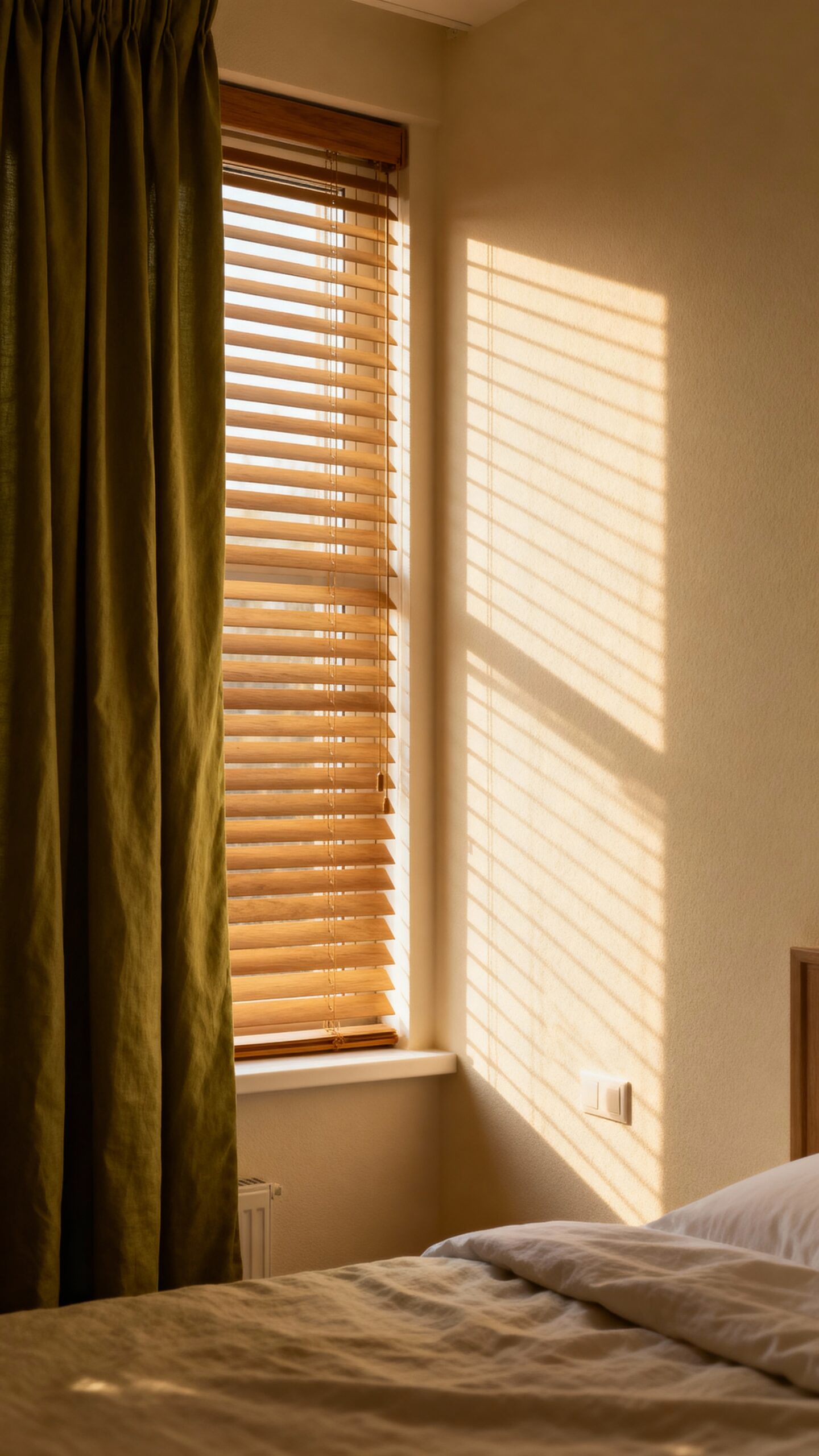 natural earthy window treatment