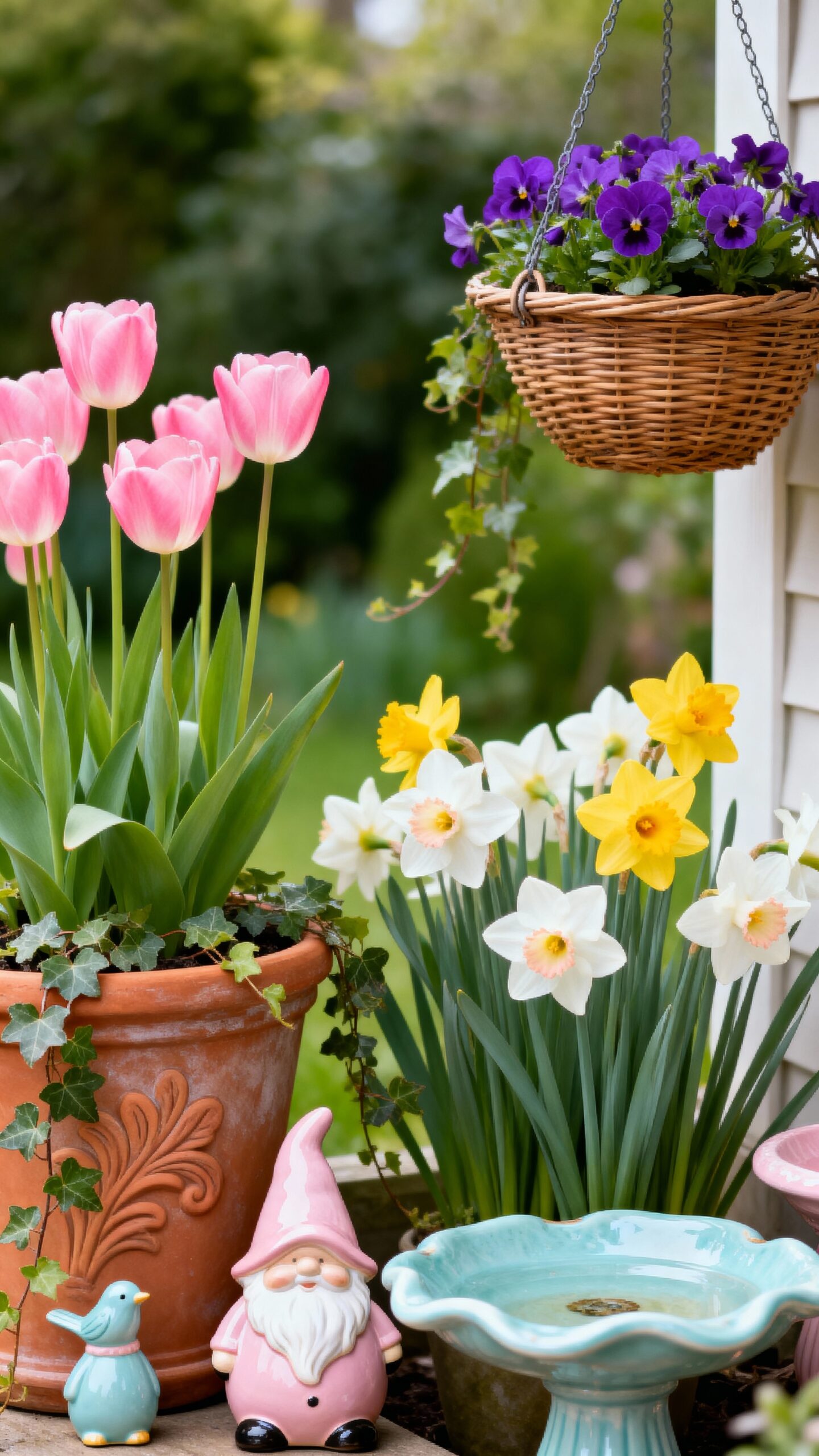 nature inspired spring garden