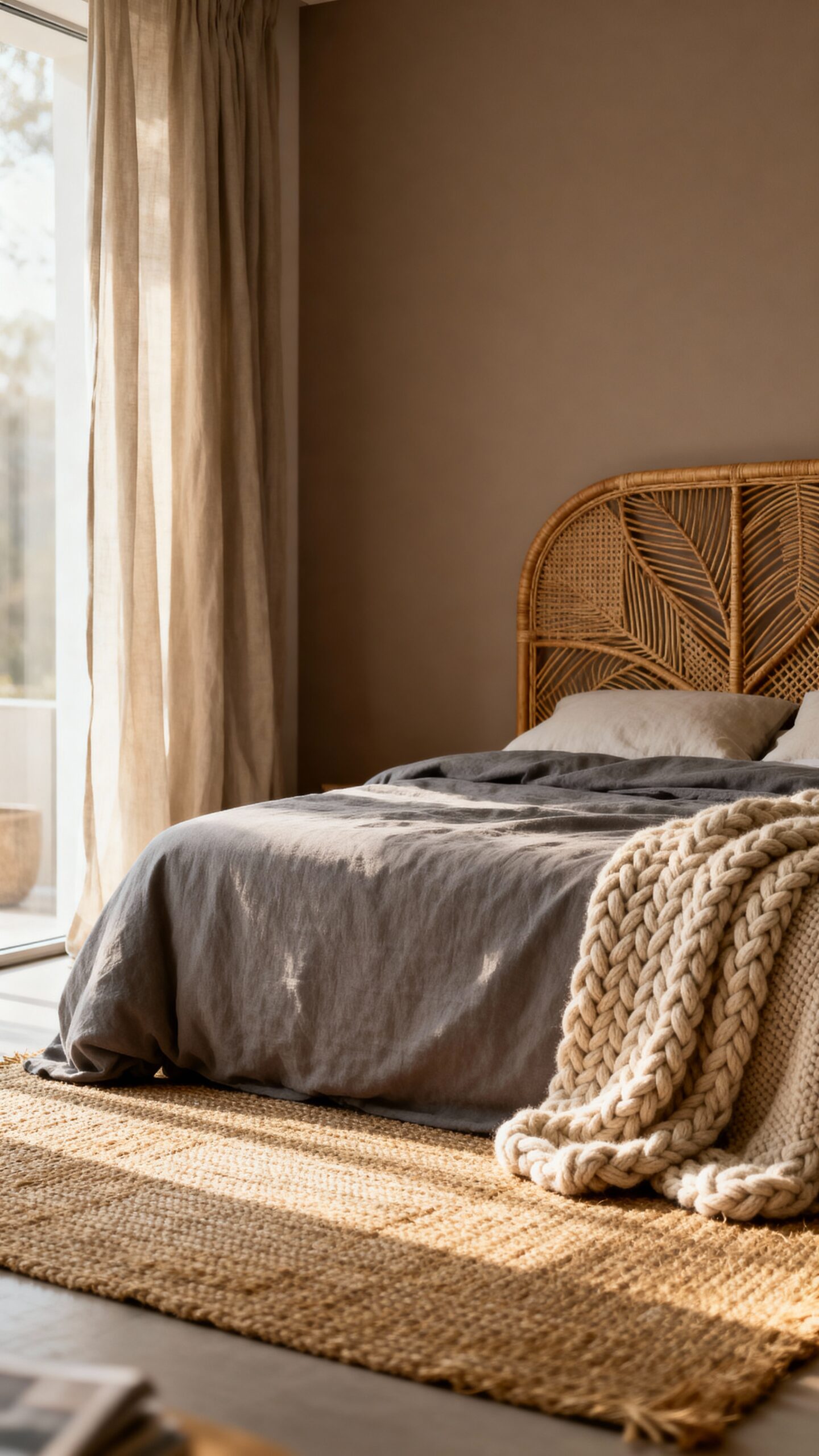 neutral textured layered serene