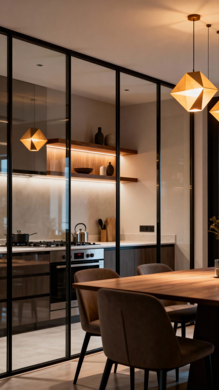 open kitchen partition ideas