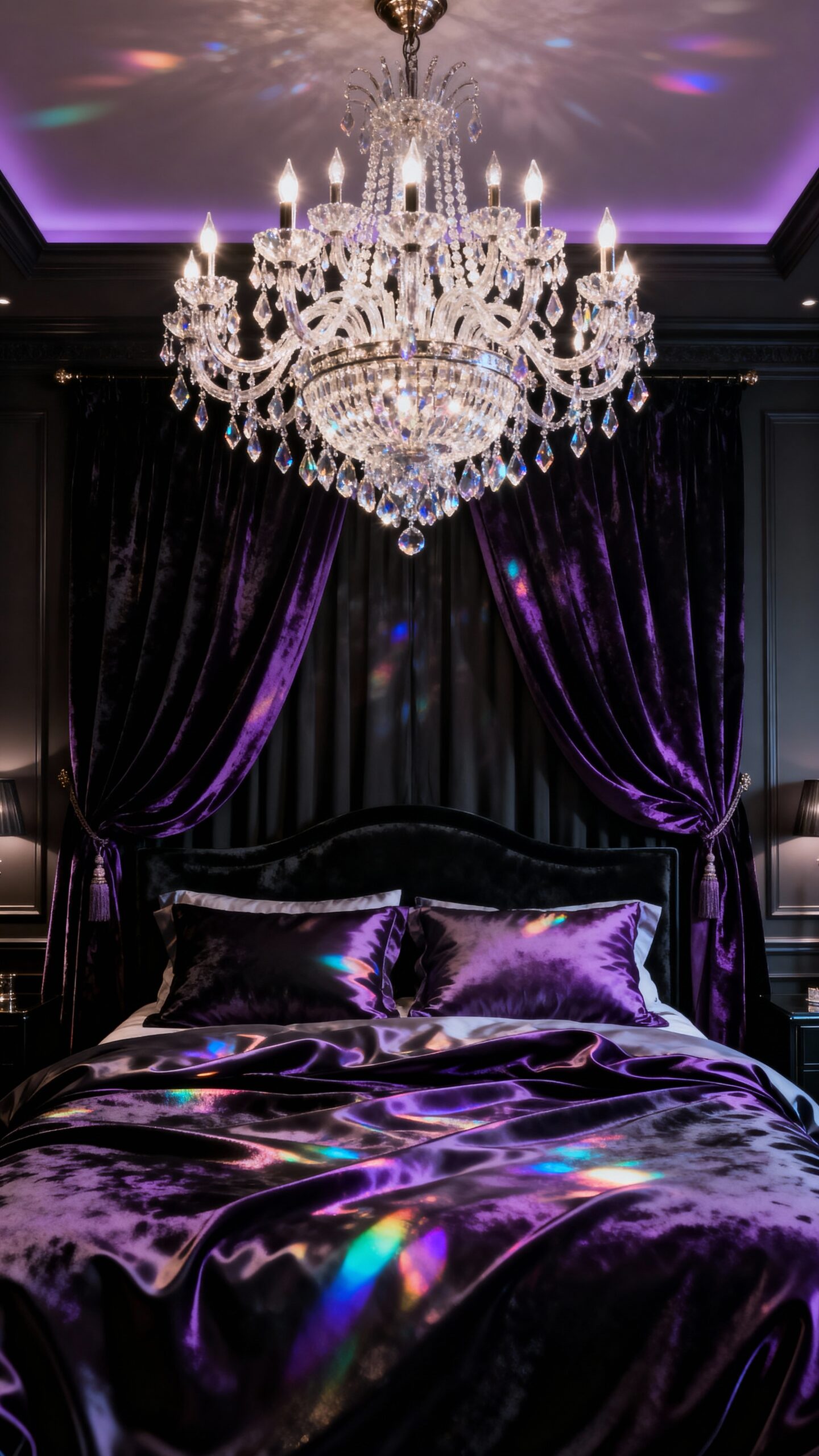 opulent ambient lighting chandelier centerpiece