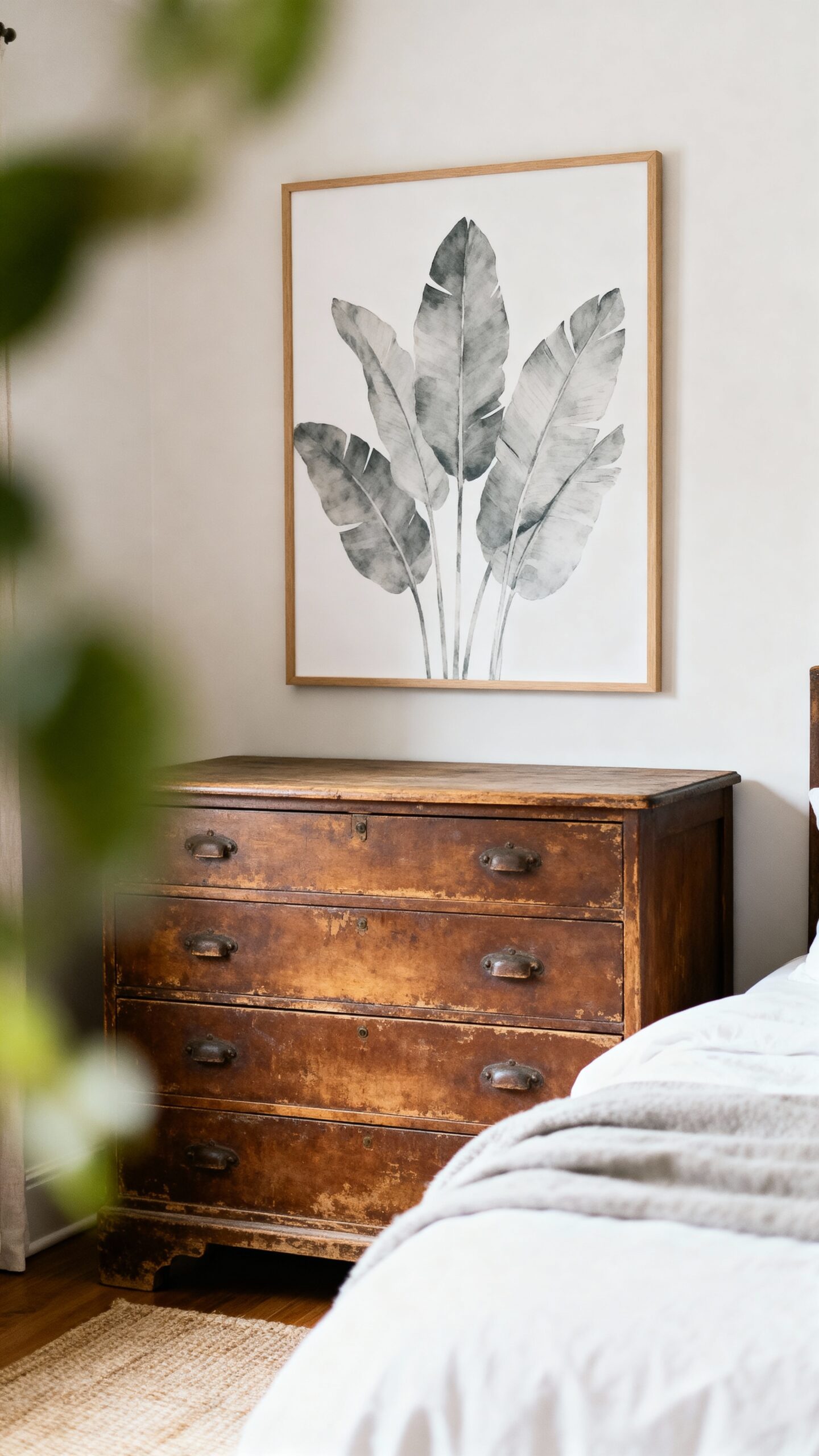 organic nature inspired serene bedroom retreat