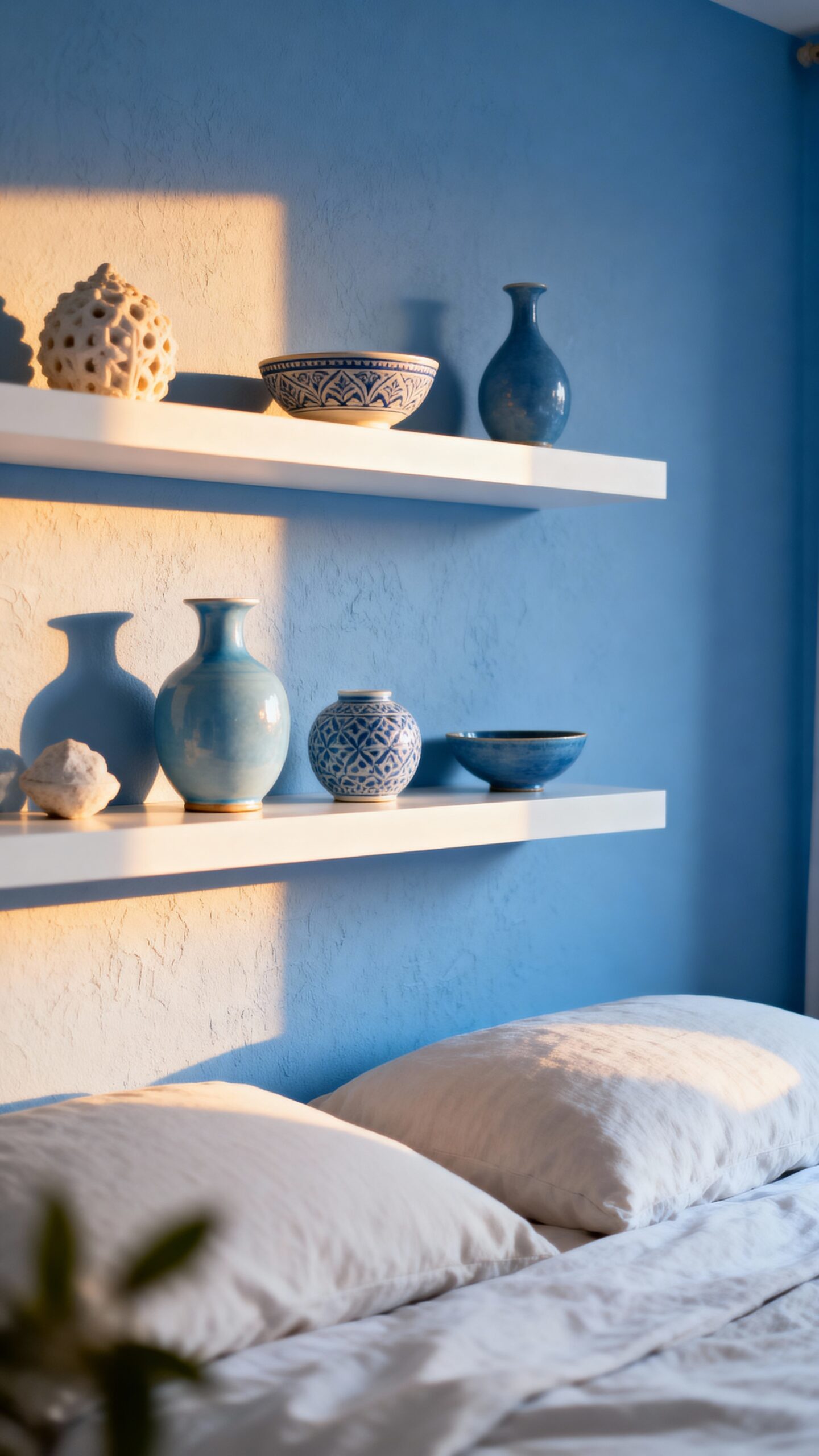 pastel blue ceramic decor essentials