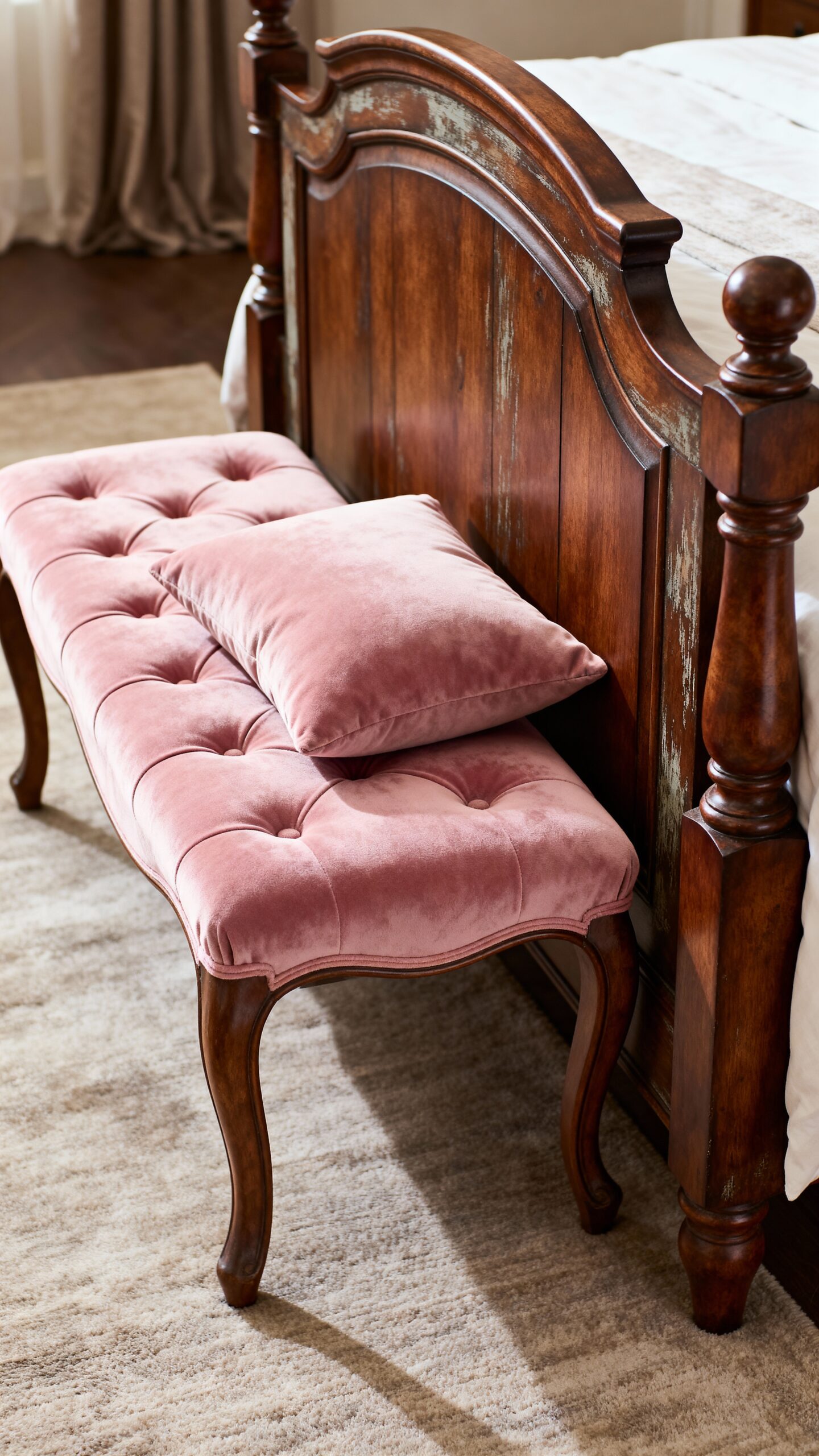 refined balanced bedroom focal point