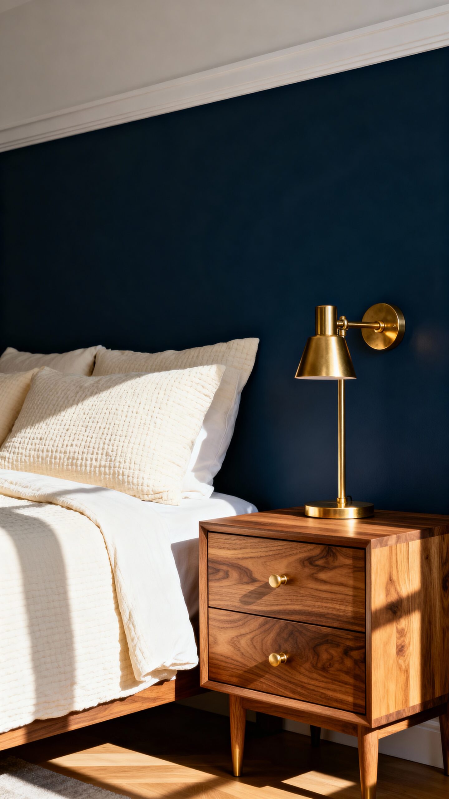 refined restful navy and cream sanctuary