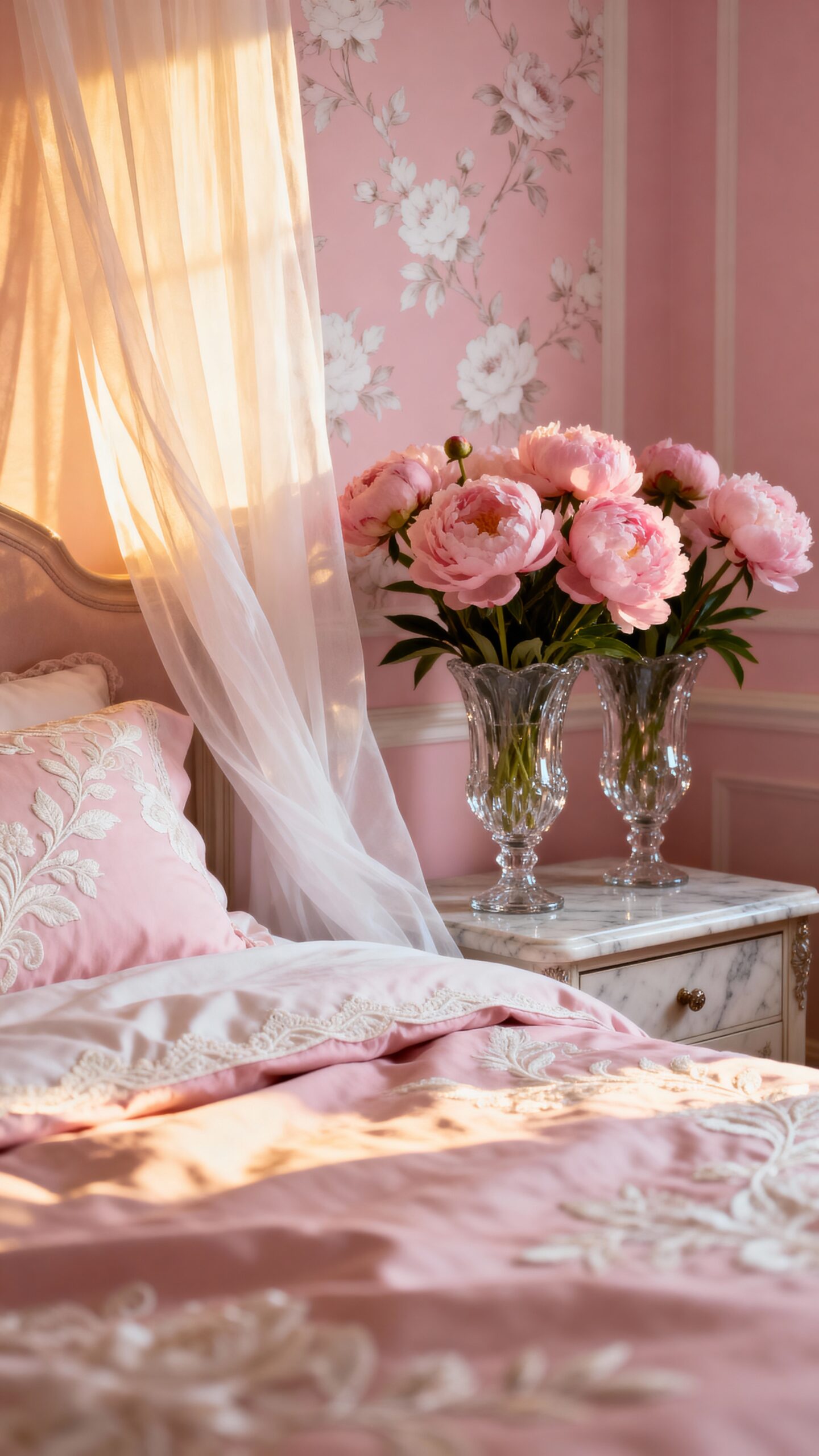 romantic floral paradise with balance