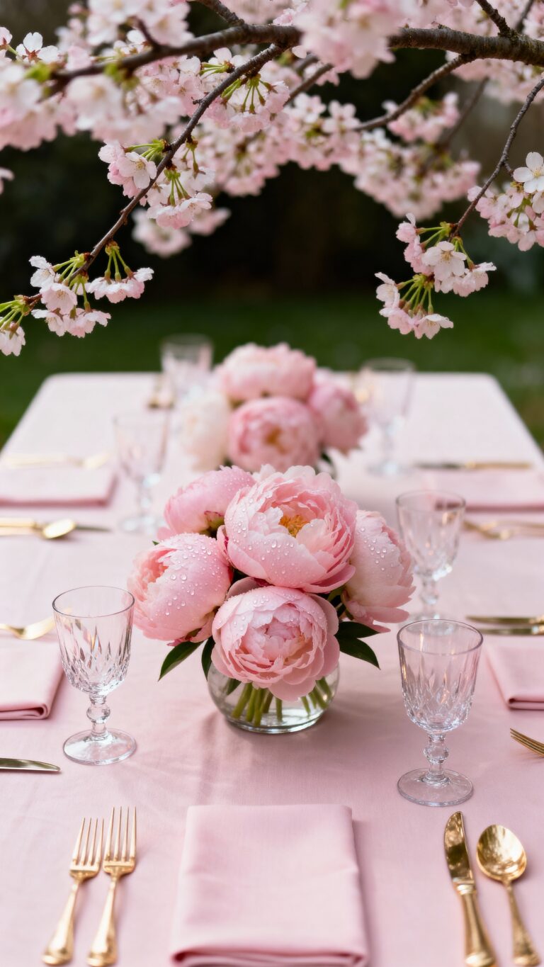 romantic spring wedding decor ideas