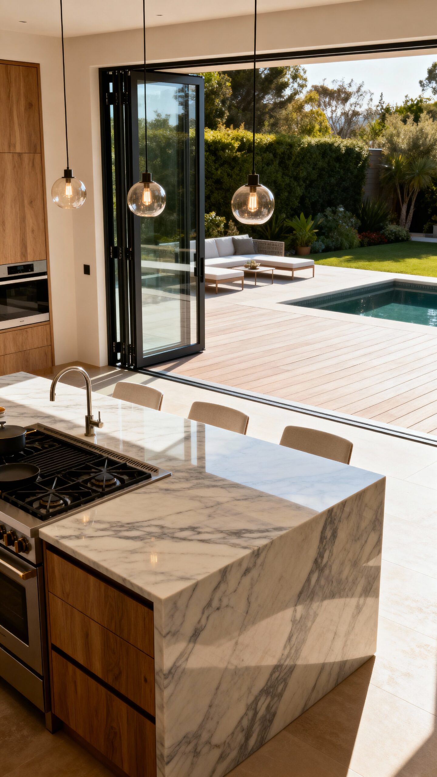 seamless indoor outdoor culinary experience