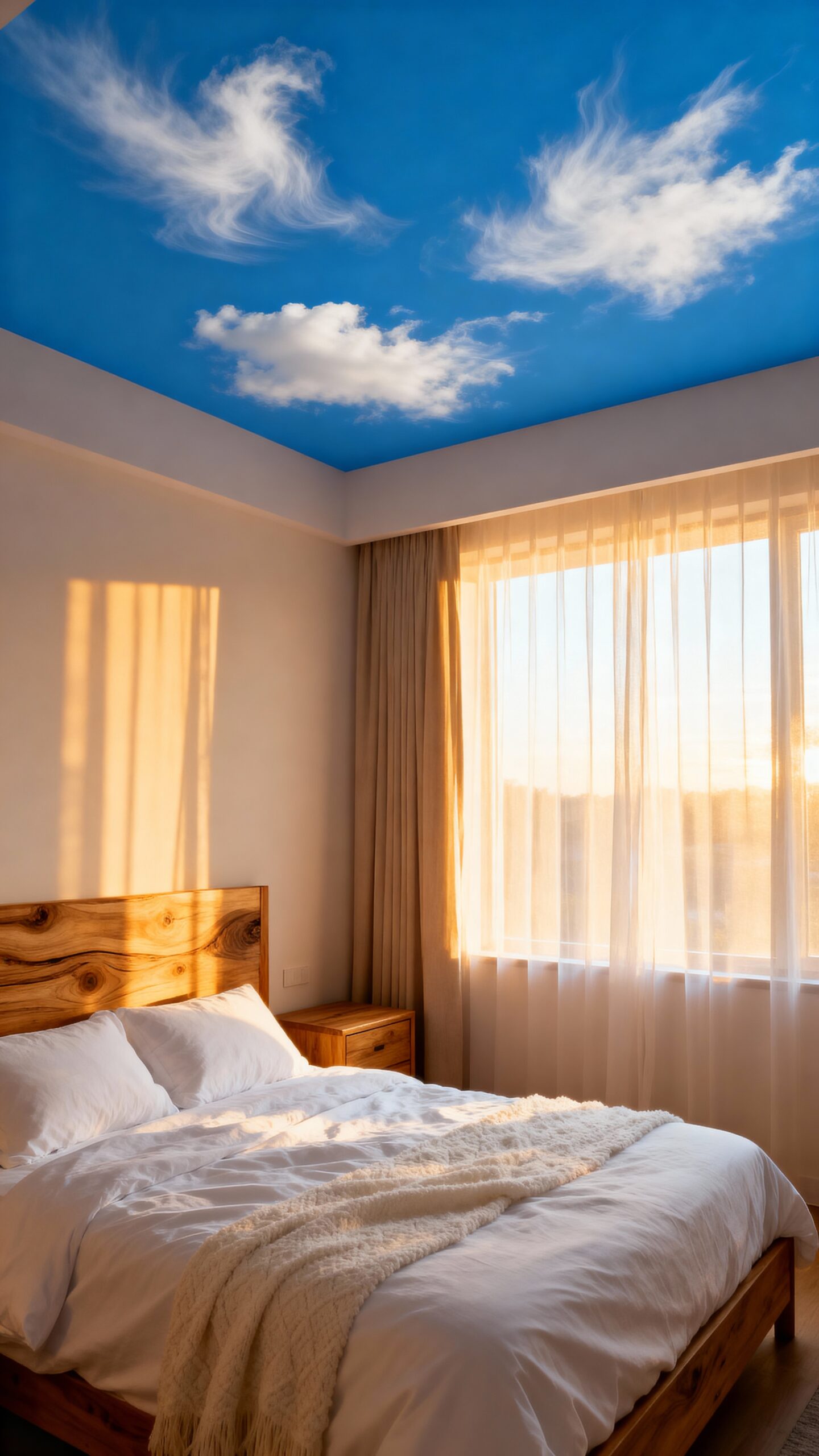 serene skyward ceiling design inspiration