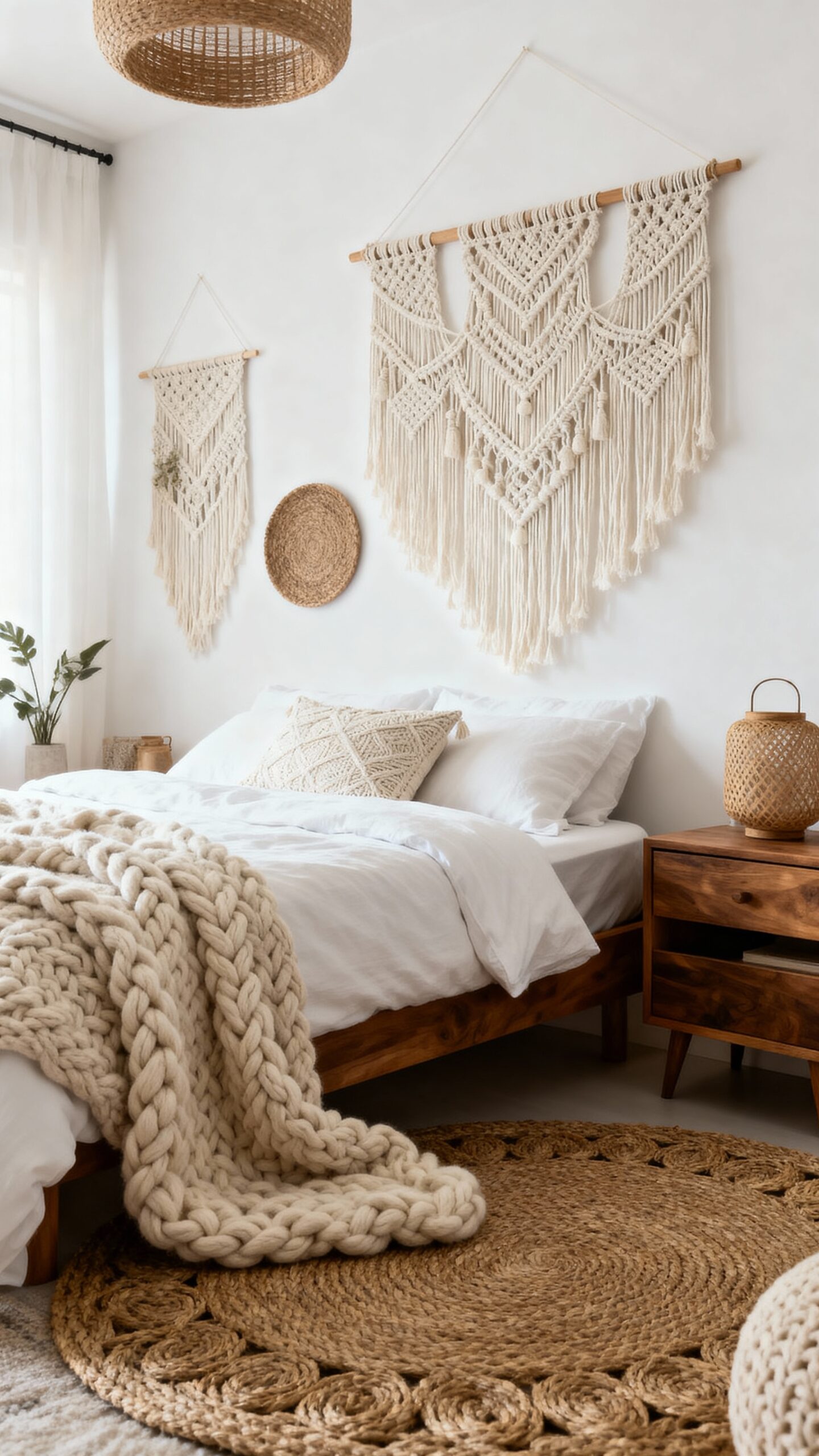 serene textured bohemian sanctuary