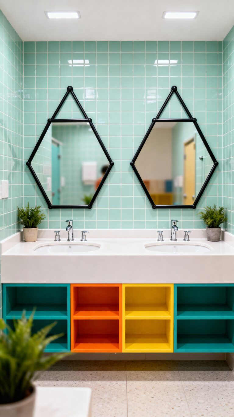 shared bathroom design for siblings