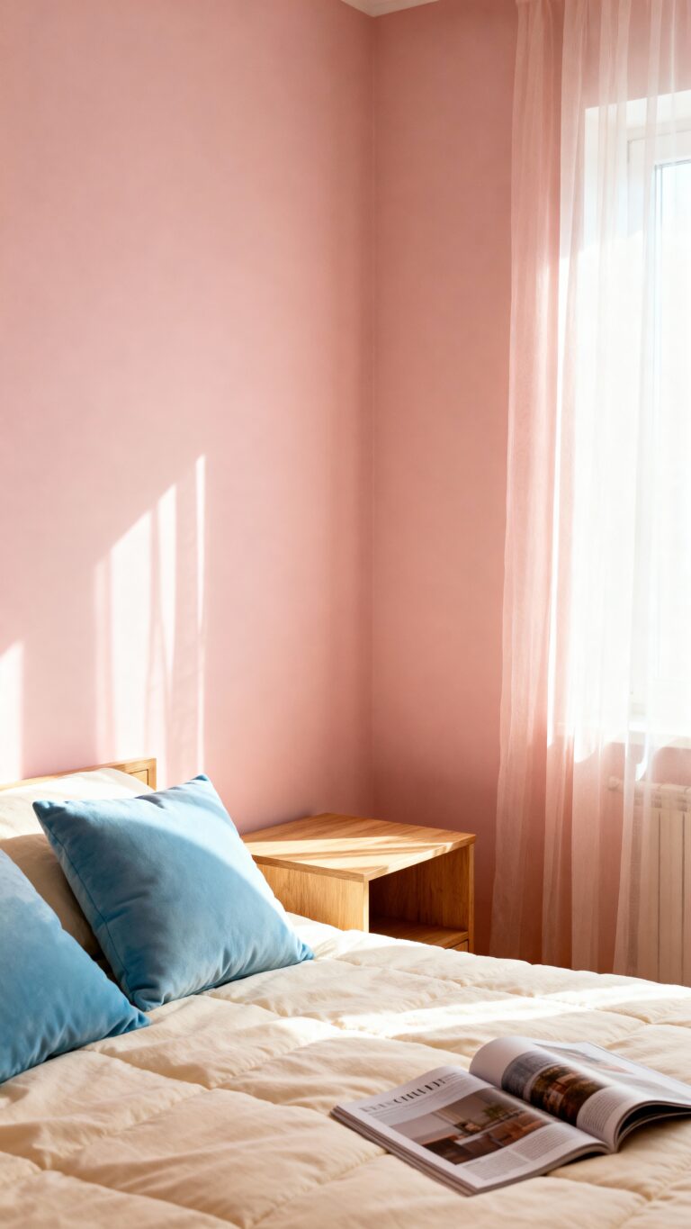 soft balanced bedroom color scheme