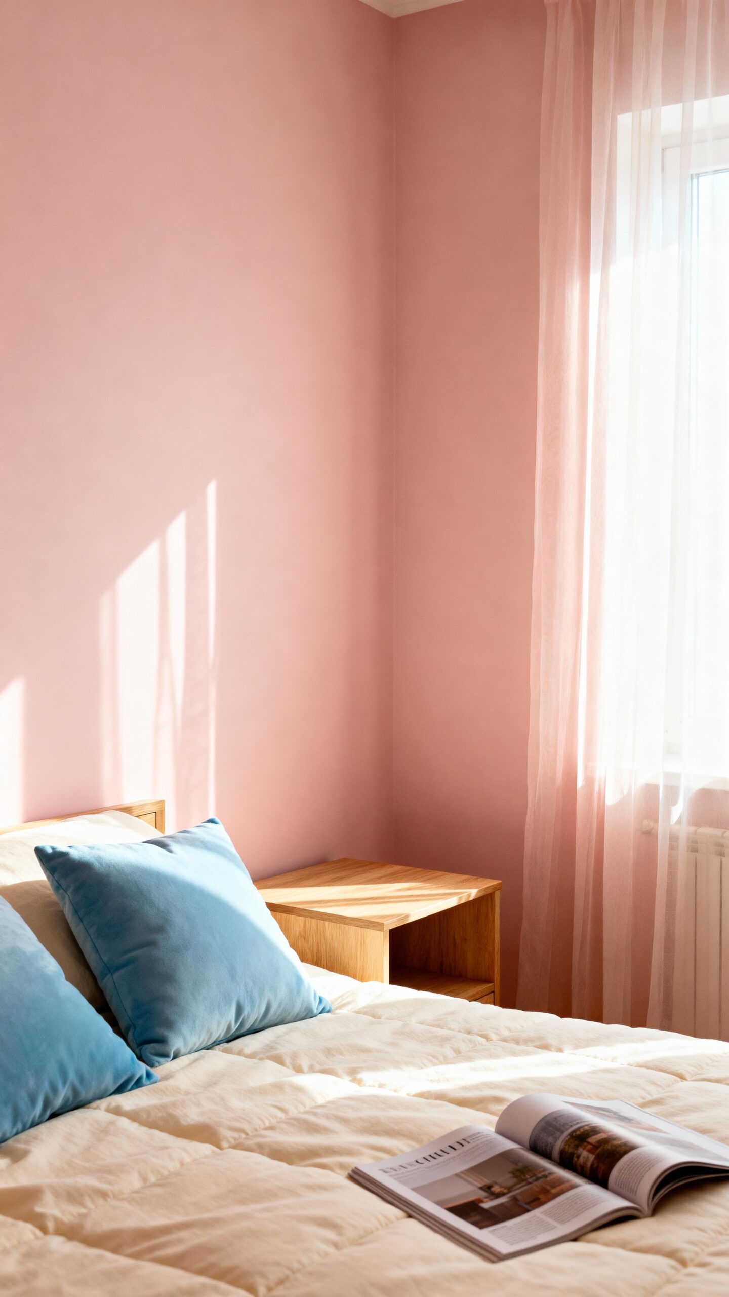 soft balanced bedroom color scheme