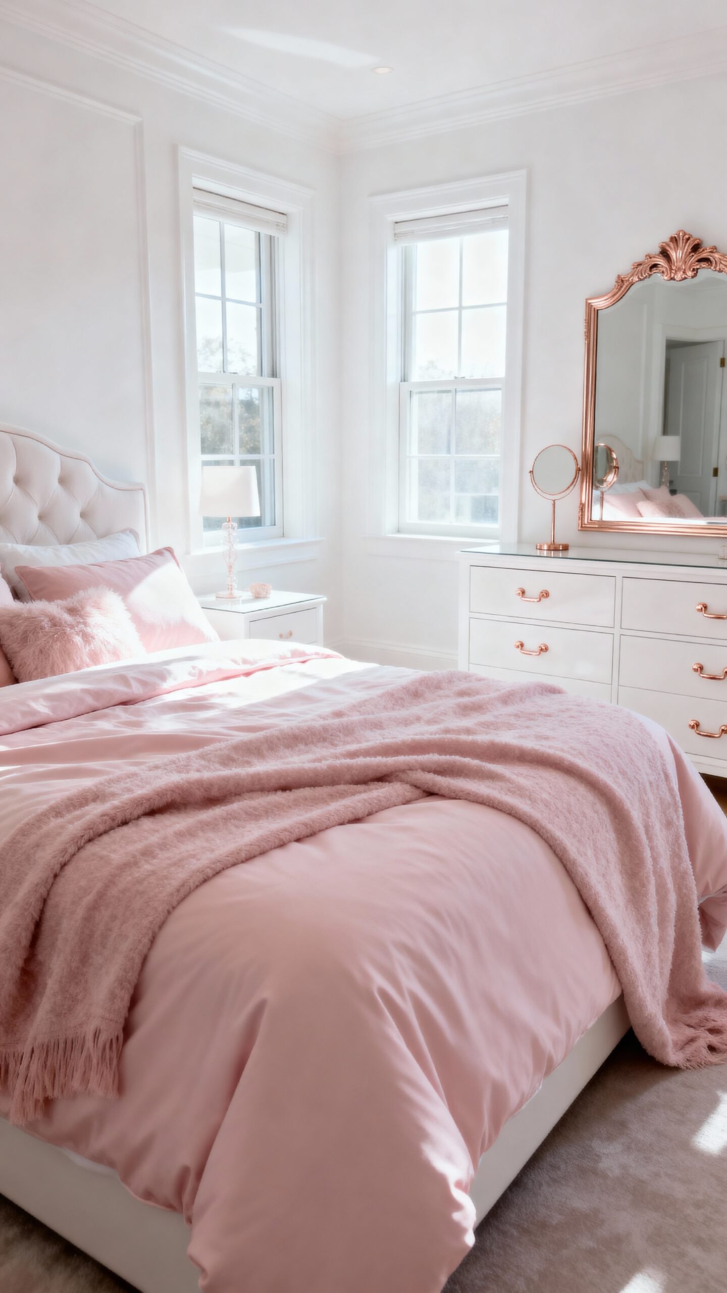 soft chic feminine bedroom designs